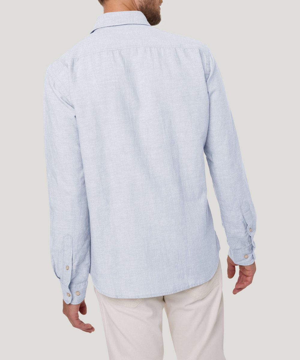 Pierre Cardin Overhemd met lange mouwen TW 106 met linnenstructuur
