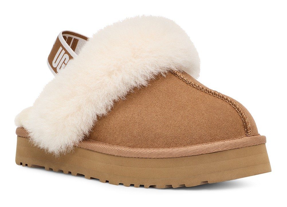 UGG Pantoffels Funkette Plateau klomp, mule, pantoffel met elastische hielband