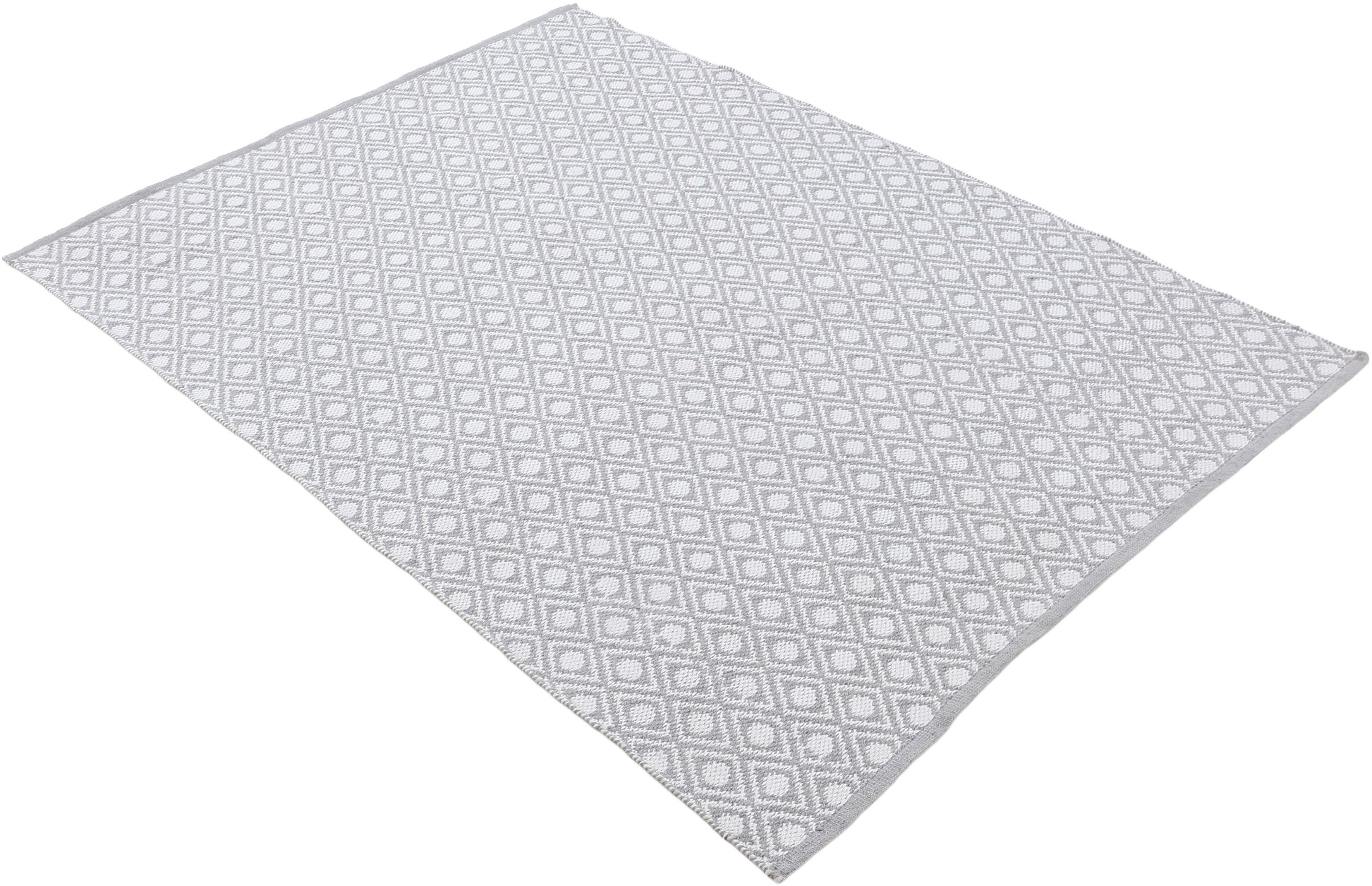 carpetfine Vloerkleed Frida 201 Omkeerbaar tapijt, 100% gerecycled materiaal (PET), vlakweefsel, sisal uitstraling