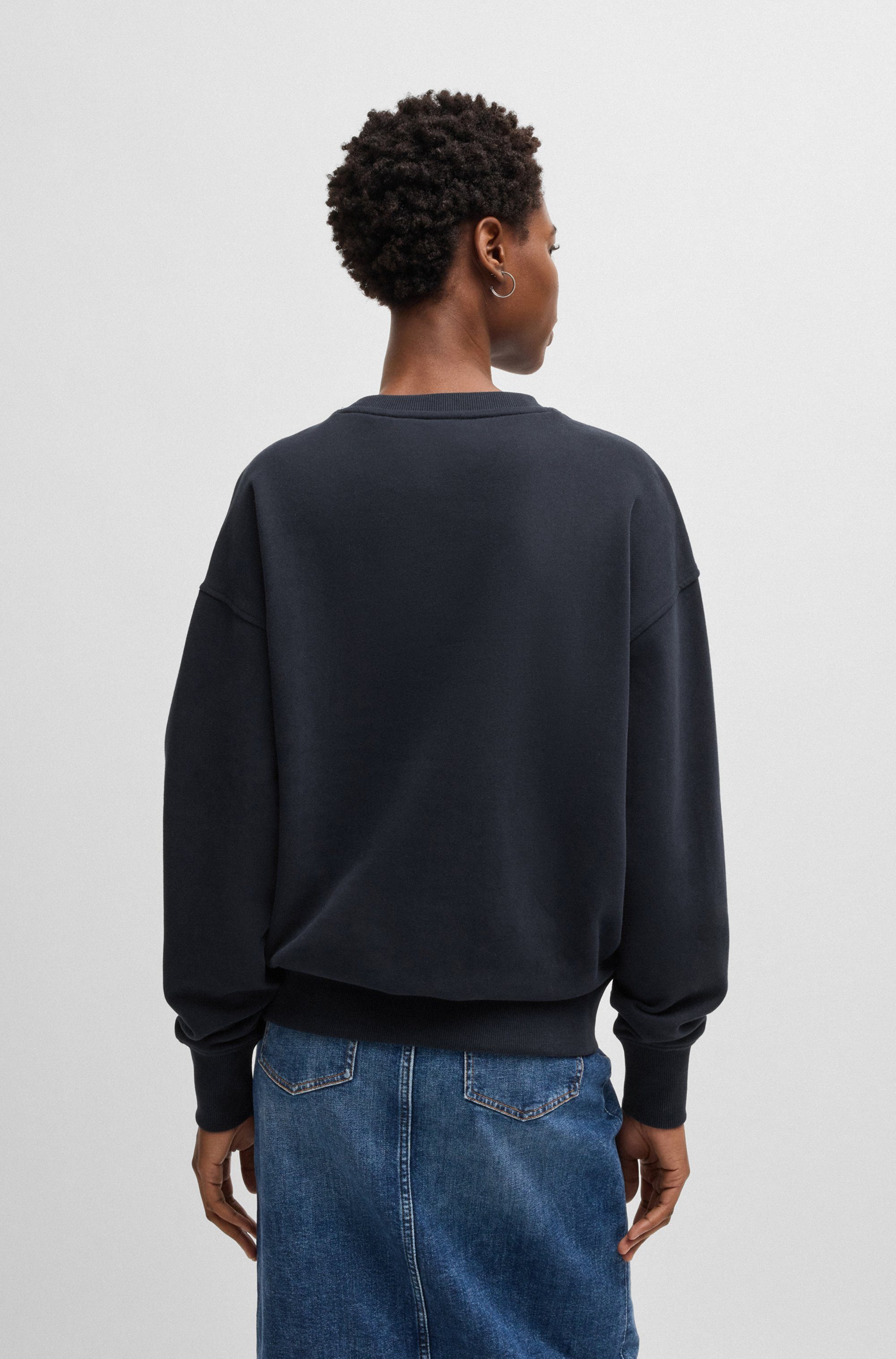 Boss Orange Sweatshirt oversized gesneden, boss logo