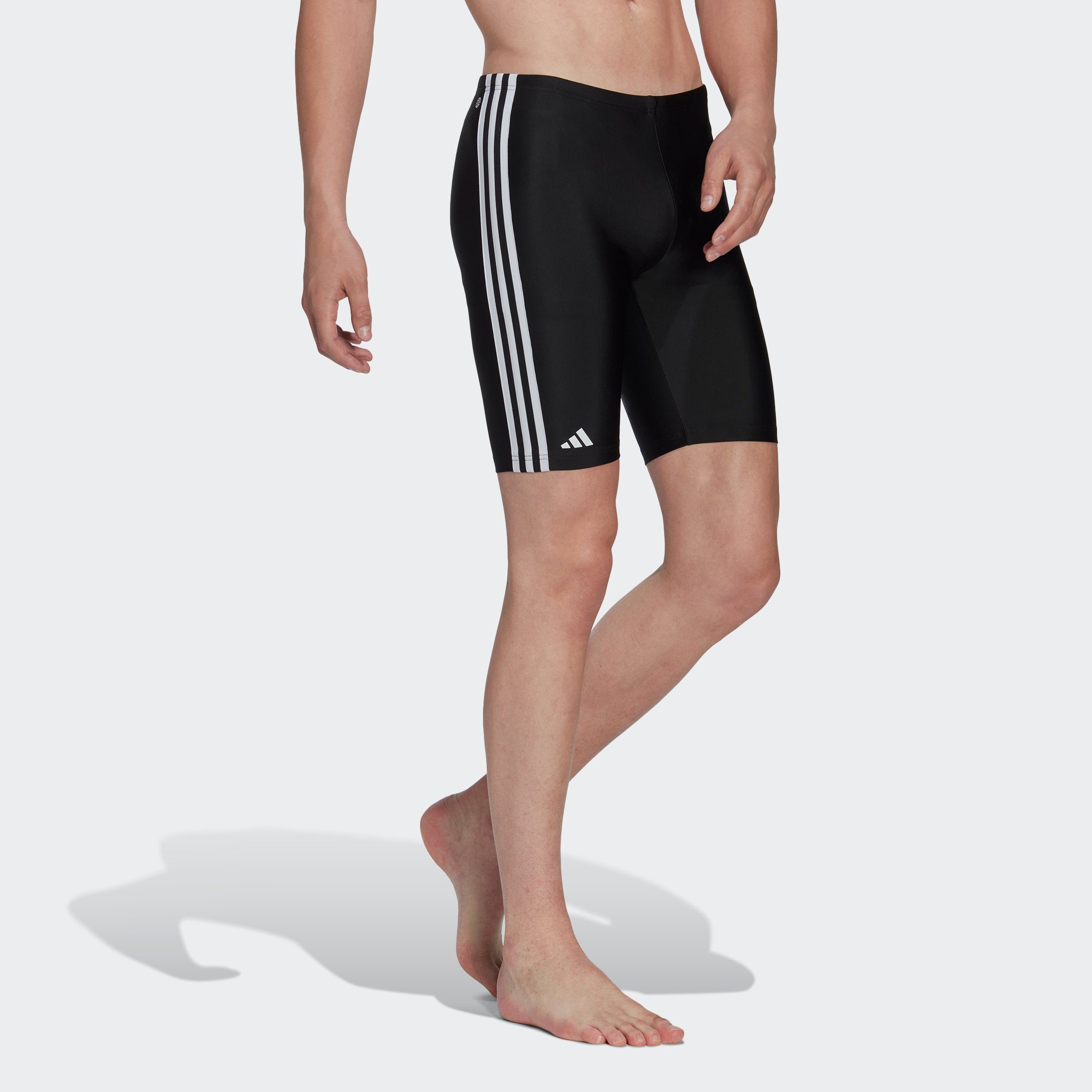 Adidas performance zwemshort shop in 3 strepen-look