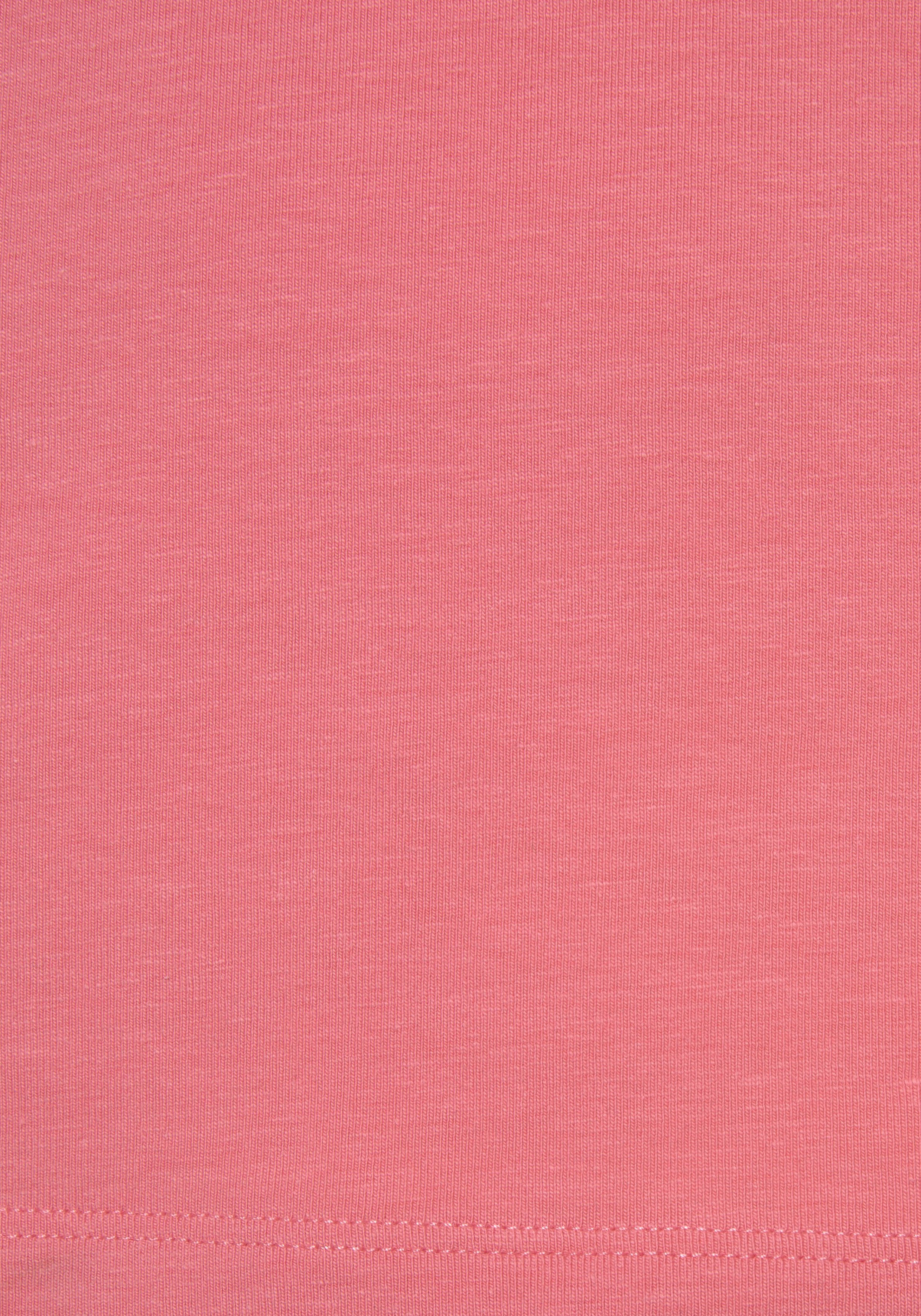 Vivance Shirt met korte mouwen -T-Shirt T-shirt met mooie frontprint, loungewear