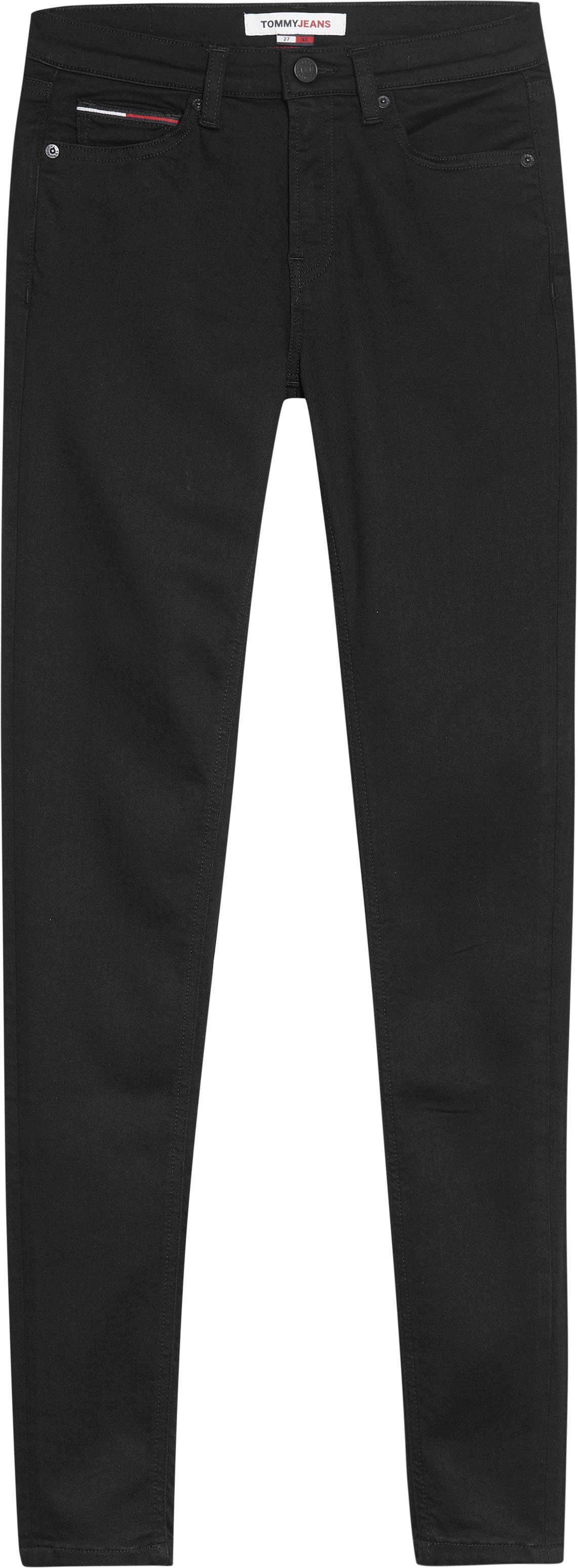 TOMMY JEANS Skinny fit jeans Nora Mid Rise Skinny Fit met tommy jeans-logobadge & borduursels