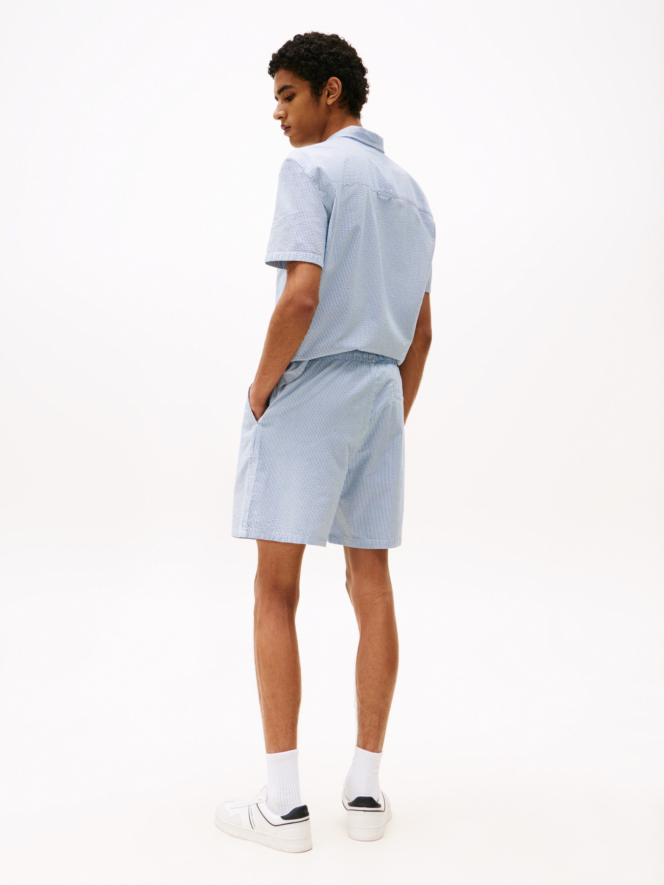 TOMMY JEANS Short TJM SEERSUCKER STP BEACH SHORT