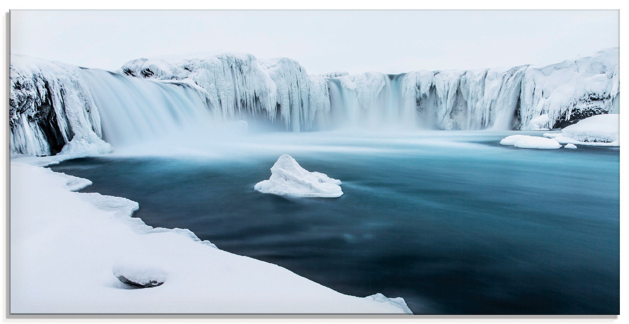 Artland Print op glas Godafoss (1 stuk)