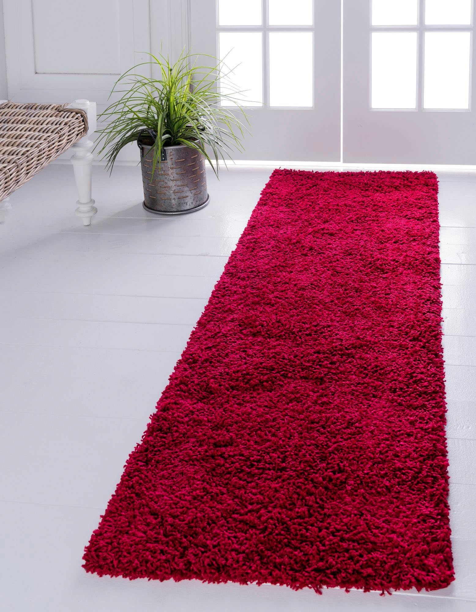 Myflair Möbel & Accessoires Hoogpolige loper Shaggy shag voorraadopruiming Tapijtloper, geweven, unikleurig, ideaal in de hal & slaapkamer
