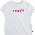 levi's kidswear t-shirt lvg drop shoulder boxy tee shirt wit