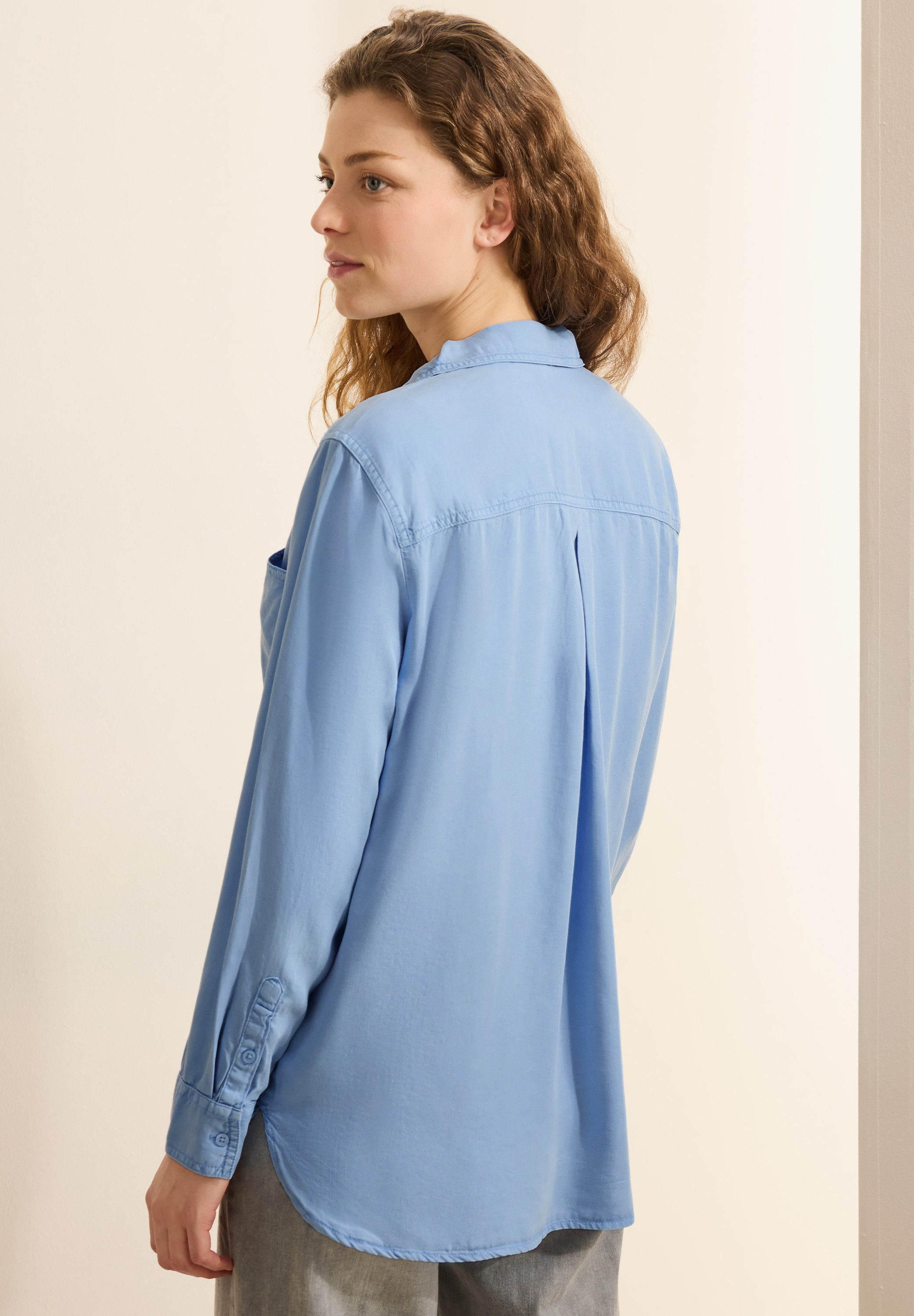 Cecil Blouse met lange mouwen met borstzakken