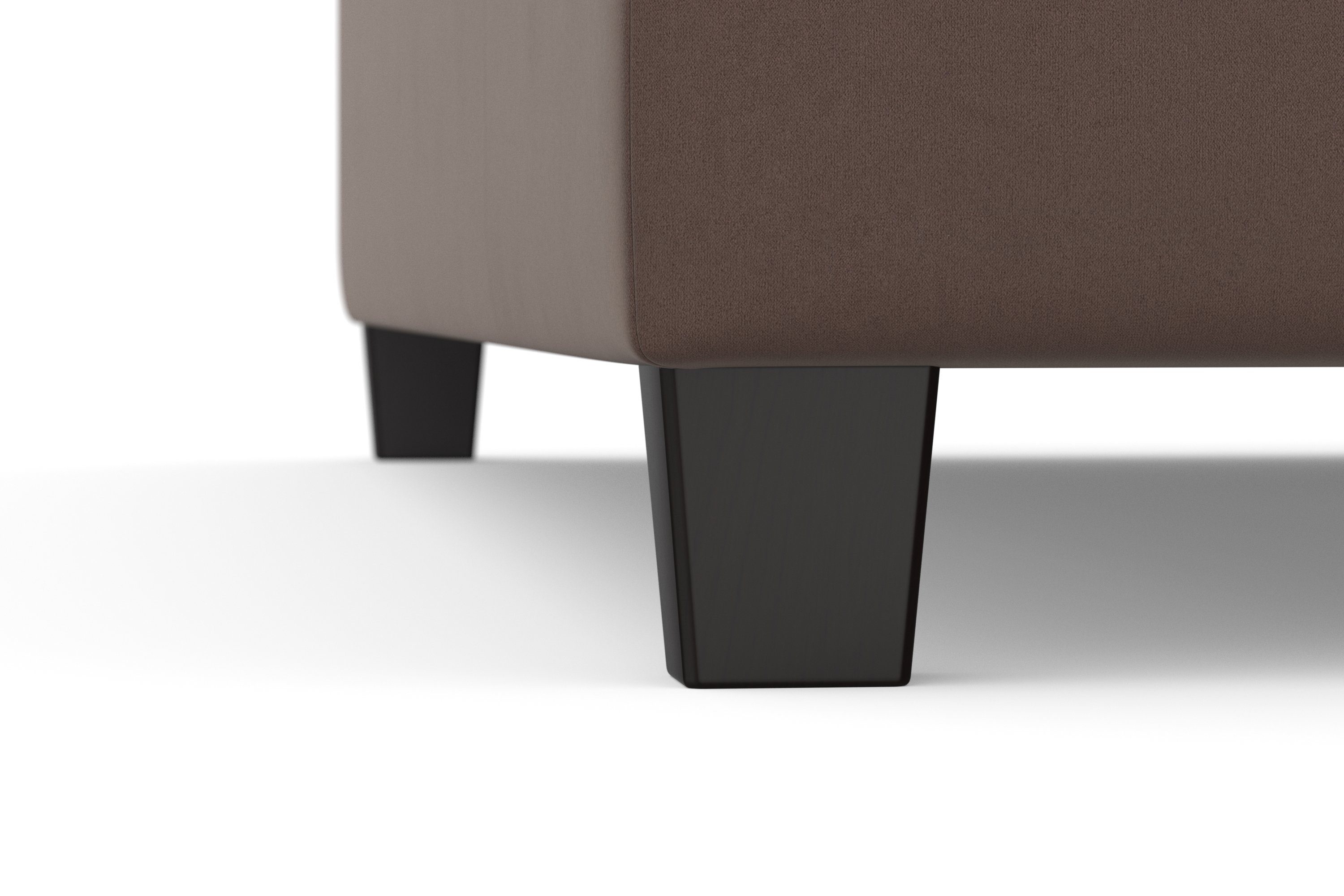 DOMO collection Hoekbank Florentina tijdloos en elegant, zitnaden als designelement, L-vorm