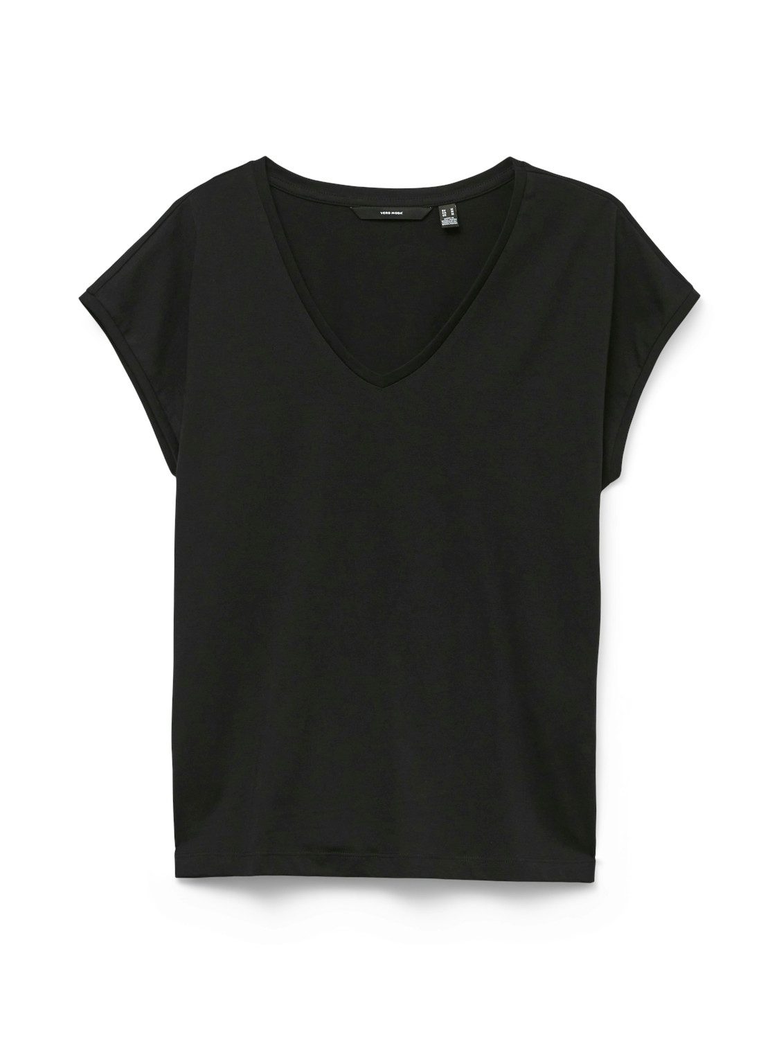 Vero Moda Shirt met korte mouwen VMLUNA SS V-NECK TEE JRS NOOS