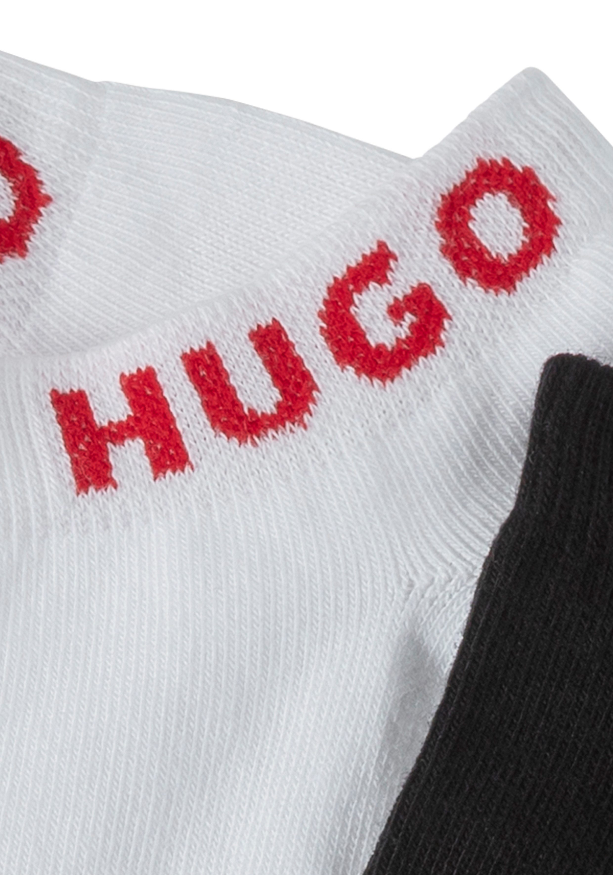 HUGO underwear Sokken 3P AS UNI CC W met contrasterende logo-opdruk (3 paar, Set van 3)