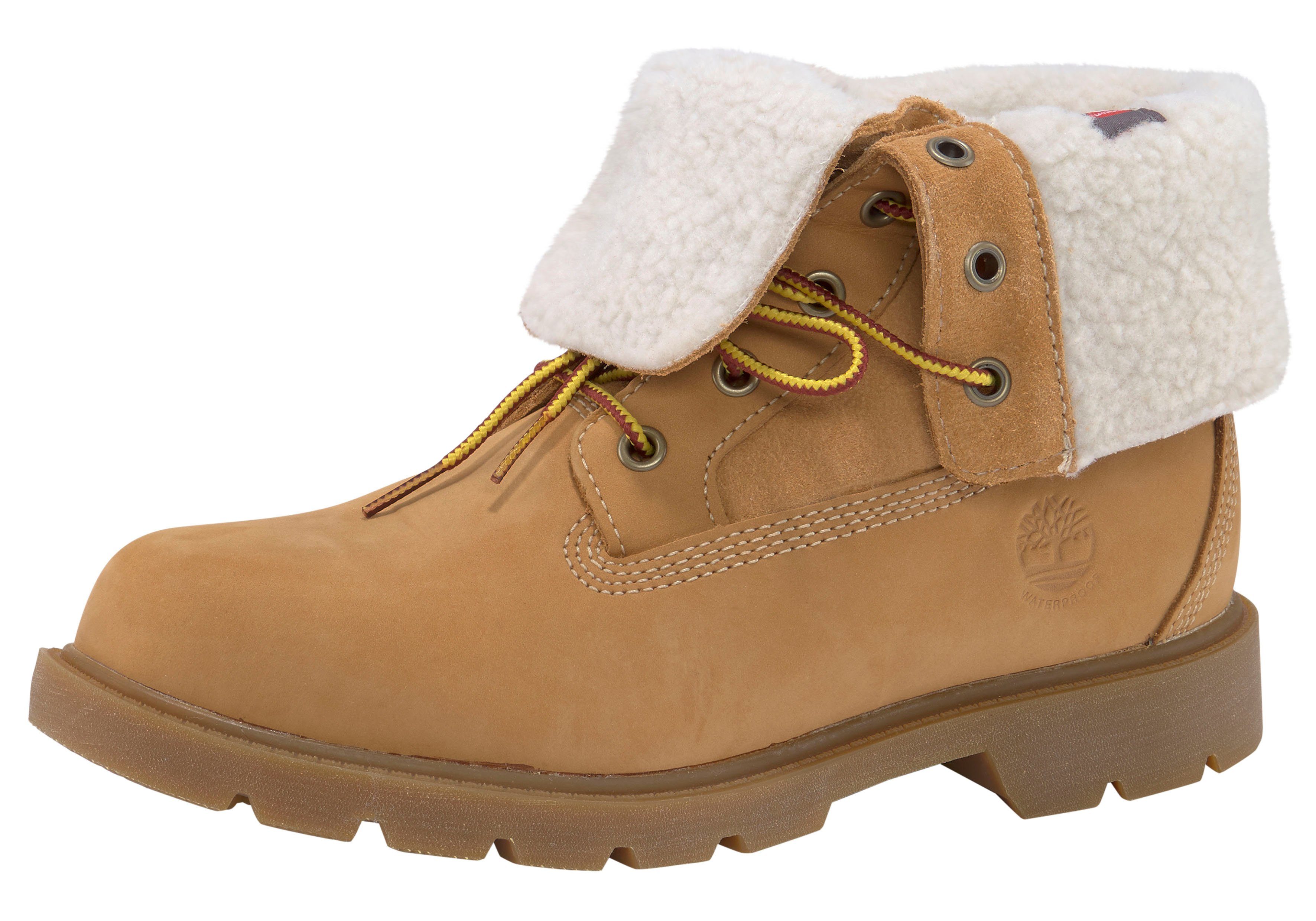 Timberland hoge veterschoenen Linden Woods Teddy Fleece