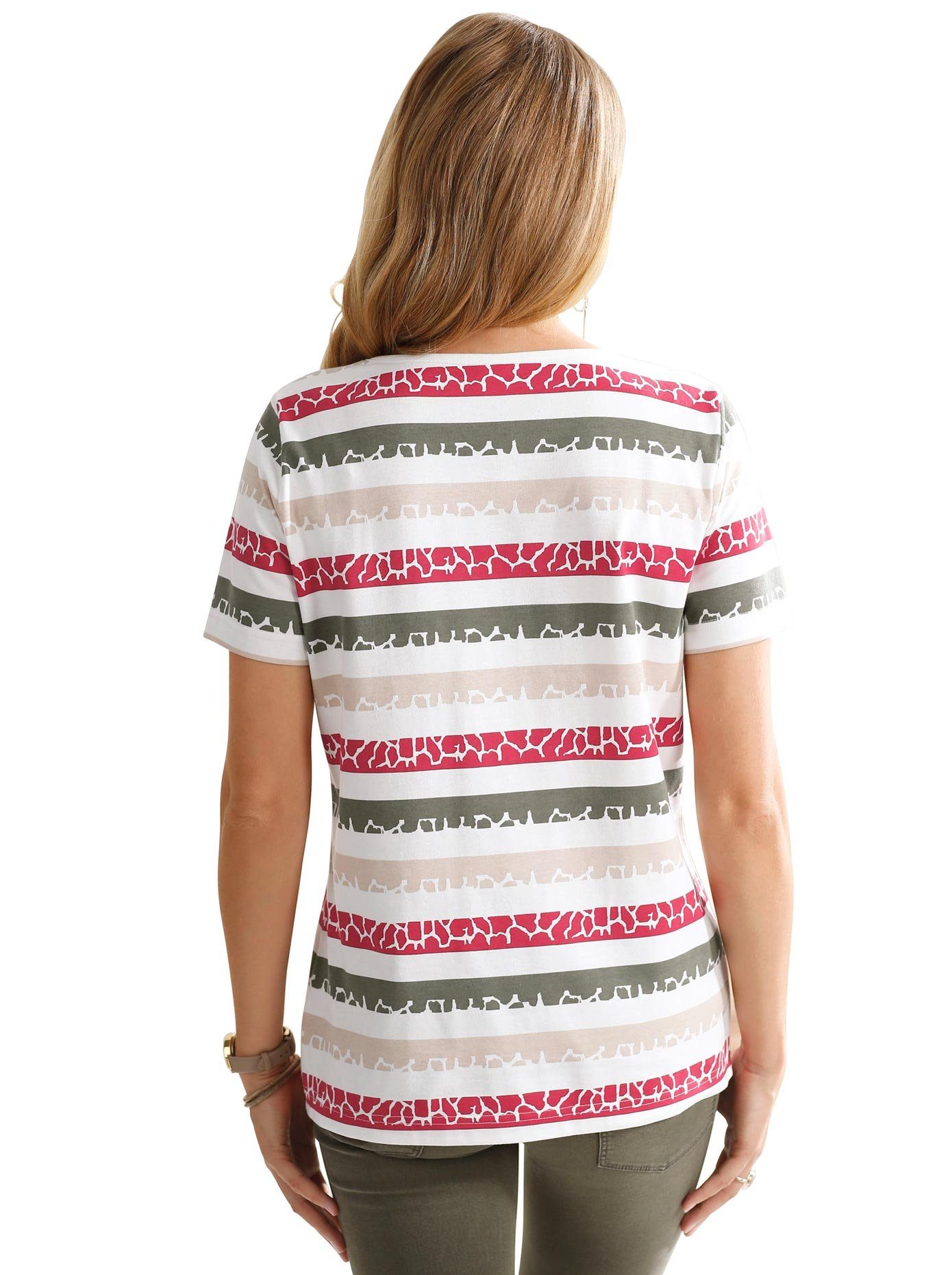 Classic Basics Shirt met print Shirt (1-delig)