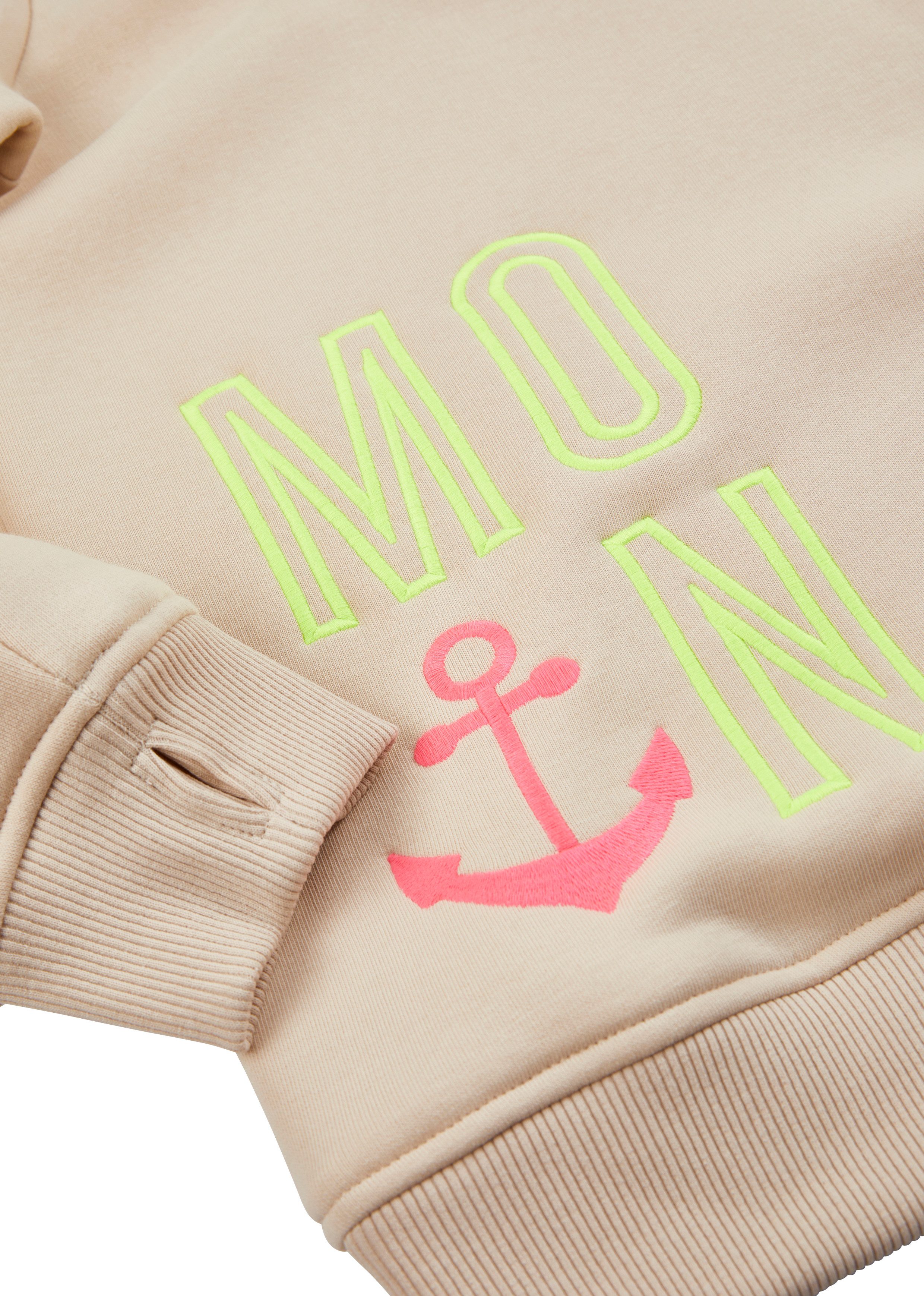 Zwillingsherz Hoodie Limited Edition met capuchon, geborduurd "moin" en ankerontwerp, exclusief bij otto
