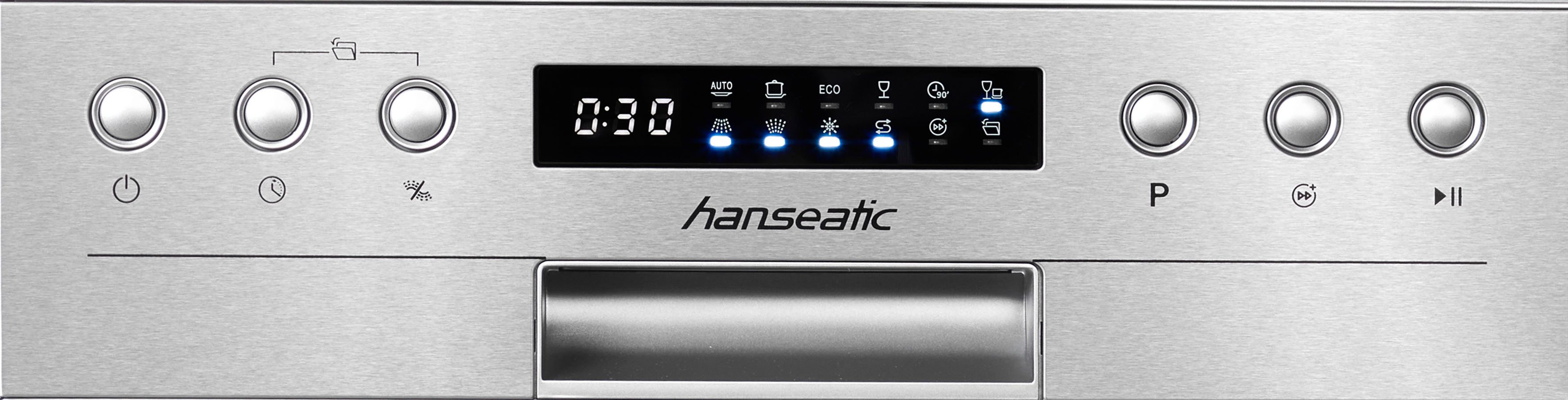 Hanseatic Onderbouwvaatwasser HGU4582C10J7710DI, 81,5 cm x 44,8 cm