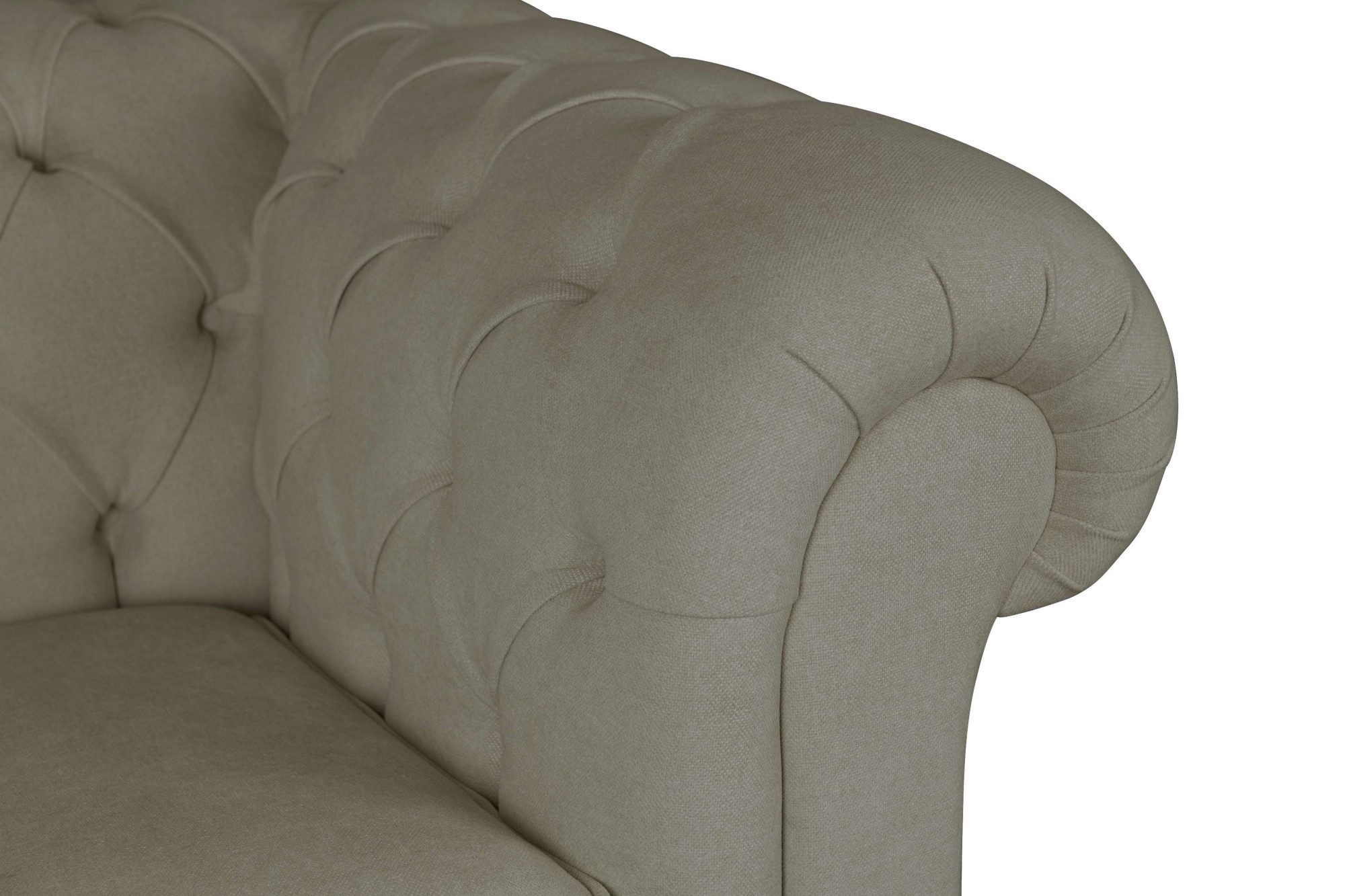 Home affaire 3-zitsbank CHARENTE, optionele slaapbank, Chesterfield-sofa, bedfunctie met edele knoopbevestiging en typische armleuningen, b/d/h 198/89/74 cm
