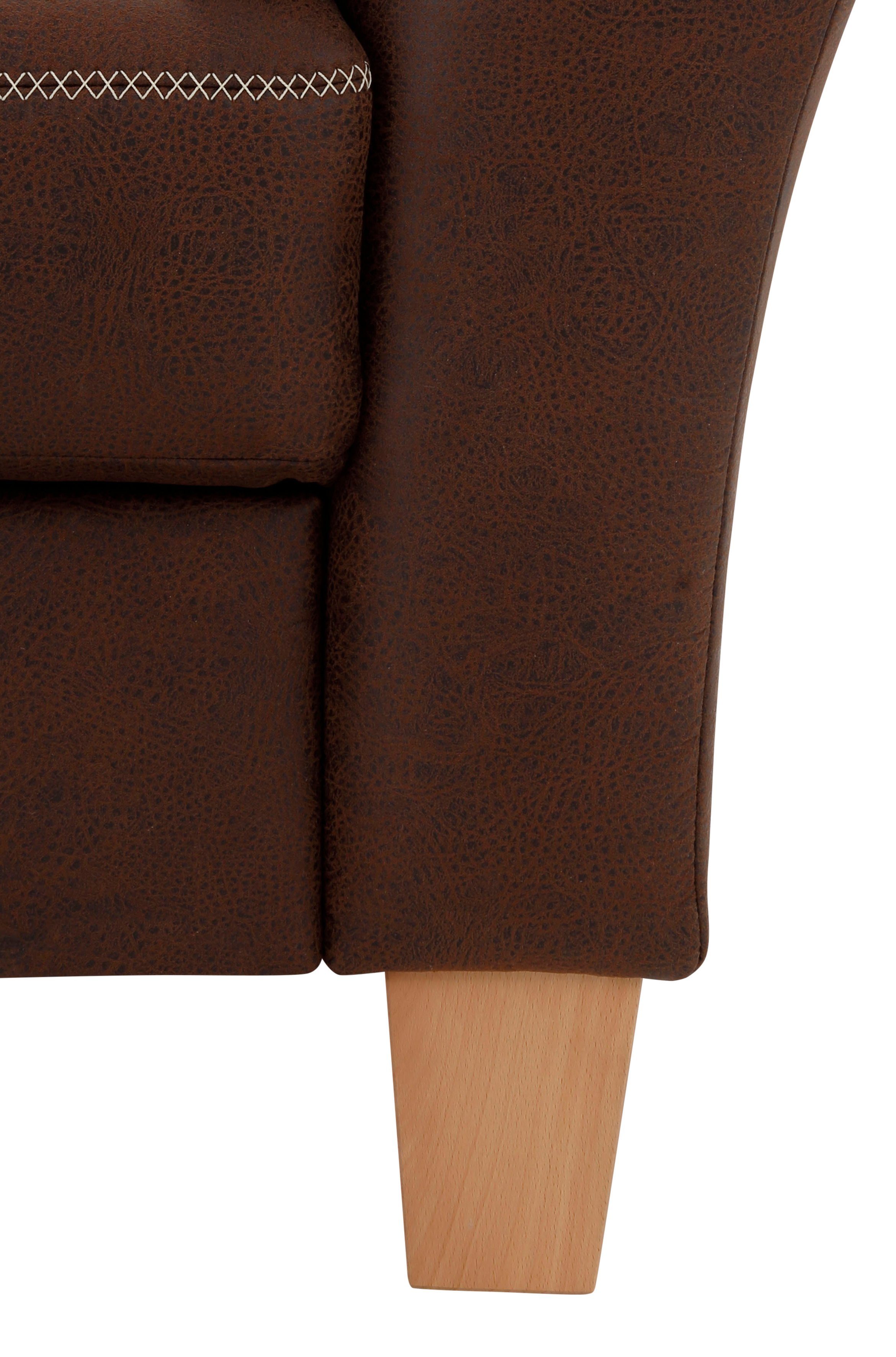 Home affaire Hoekbank Soleo L-model comfortabel door trapezehoek met relaxfunctie, ook met slaapfunctie