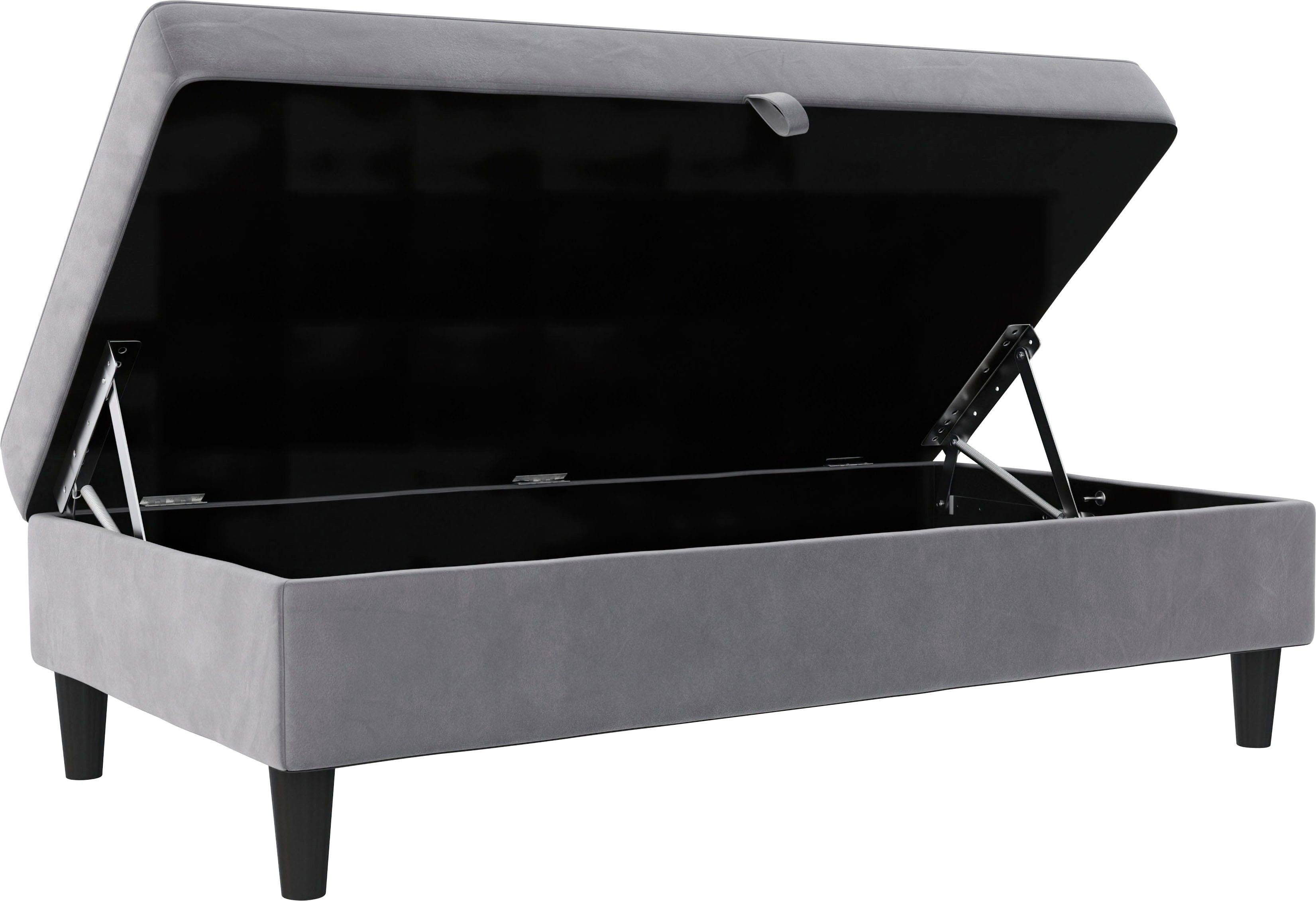 Dorel Home Hocker met bergruimte Hartford Hocker met bergruimte, vrij plaatsbaar, zithoogte 43 cm