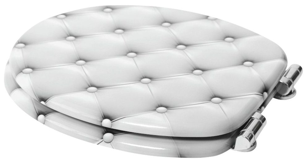 Sanilo Set badkameraccessoires Comfort bestaand uit toiletzitting, badmat en wastafelplug (complete set, 3-delig)