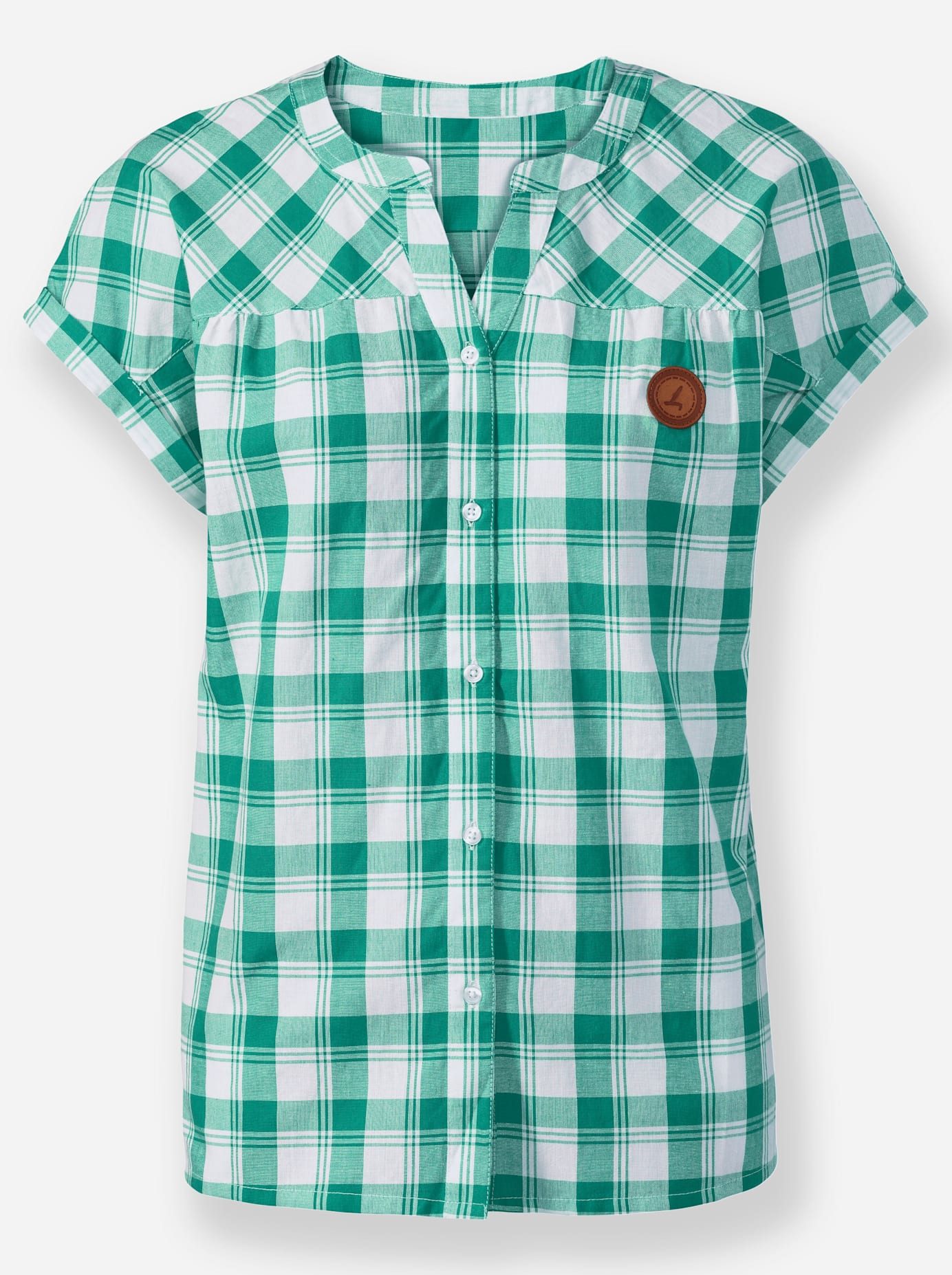 Casual Looks Geruite blouse