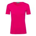 united colors of benetton t-shirt in fijne ribkwaliteit roze