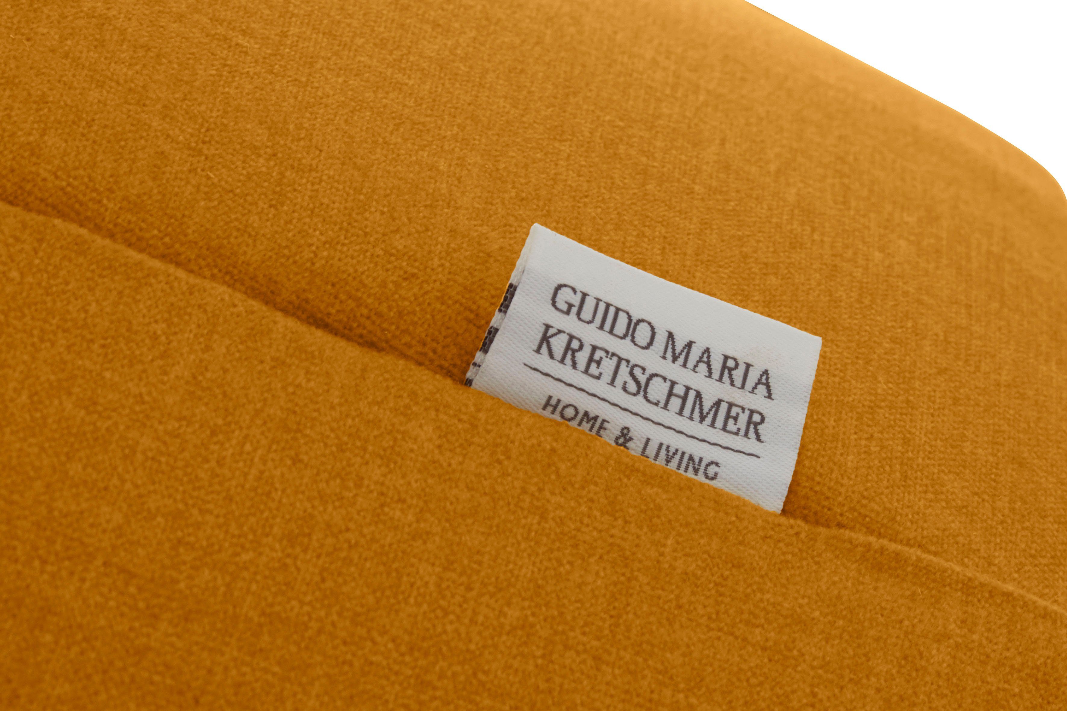 Guido Maria Kretschmer Home&Living Loveseat Amiens fauteuil loungefauteuil met prachtige capitonnage achter