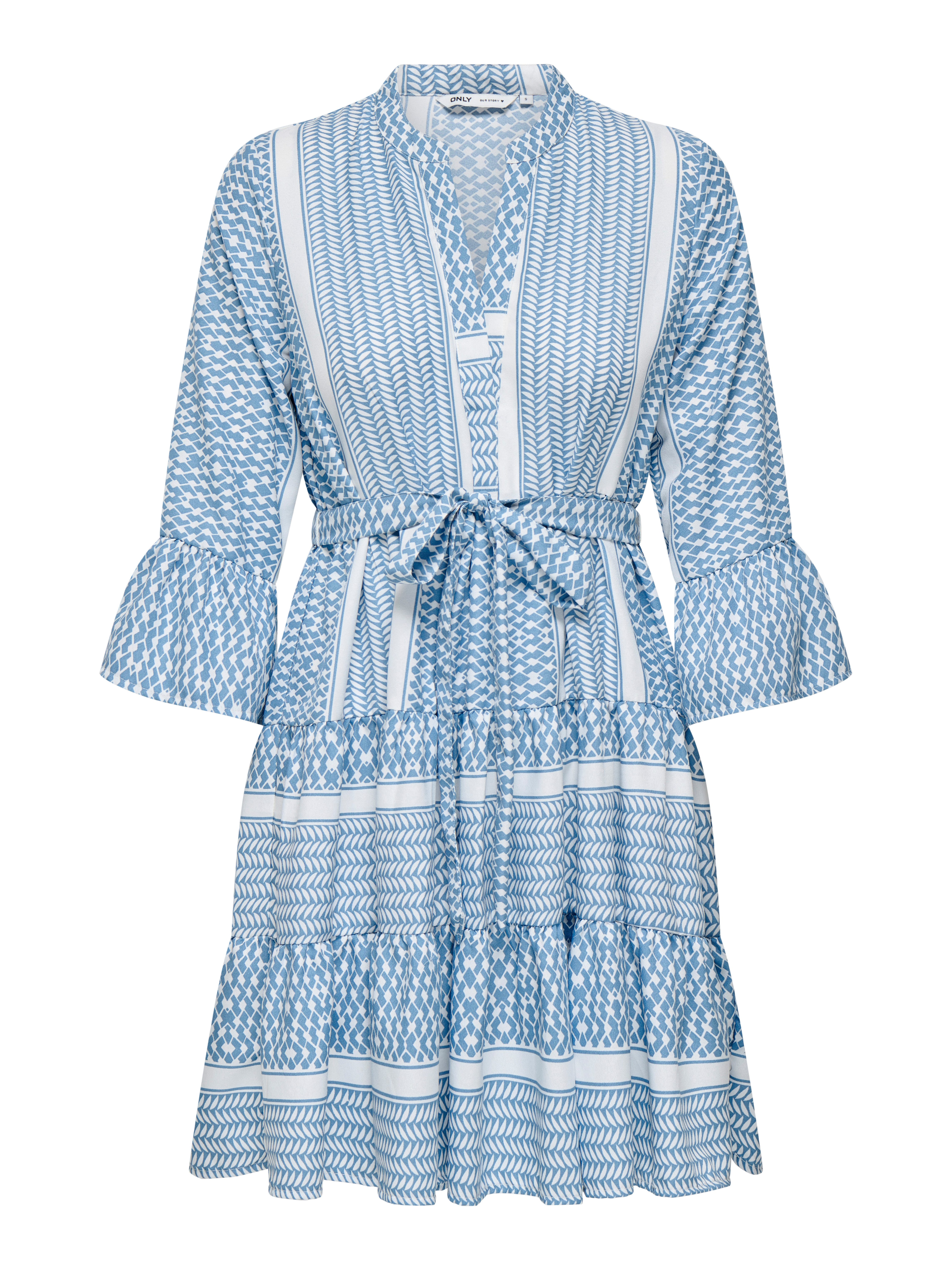 Only Tuniekjurk ONLATHENA LIFE 3/4 SHORT DRESS WVN NOOS