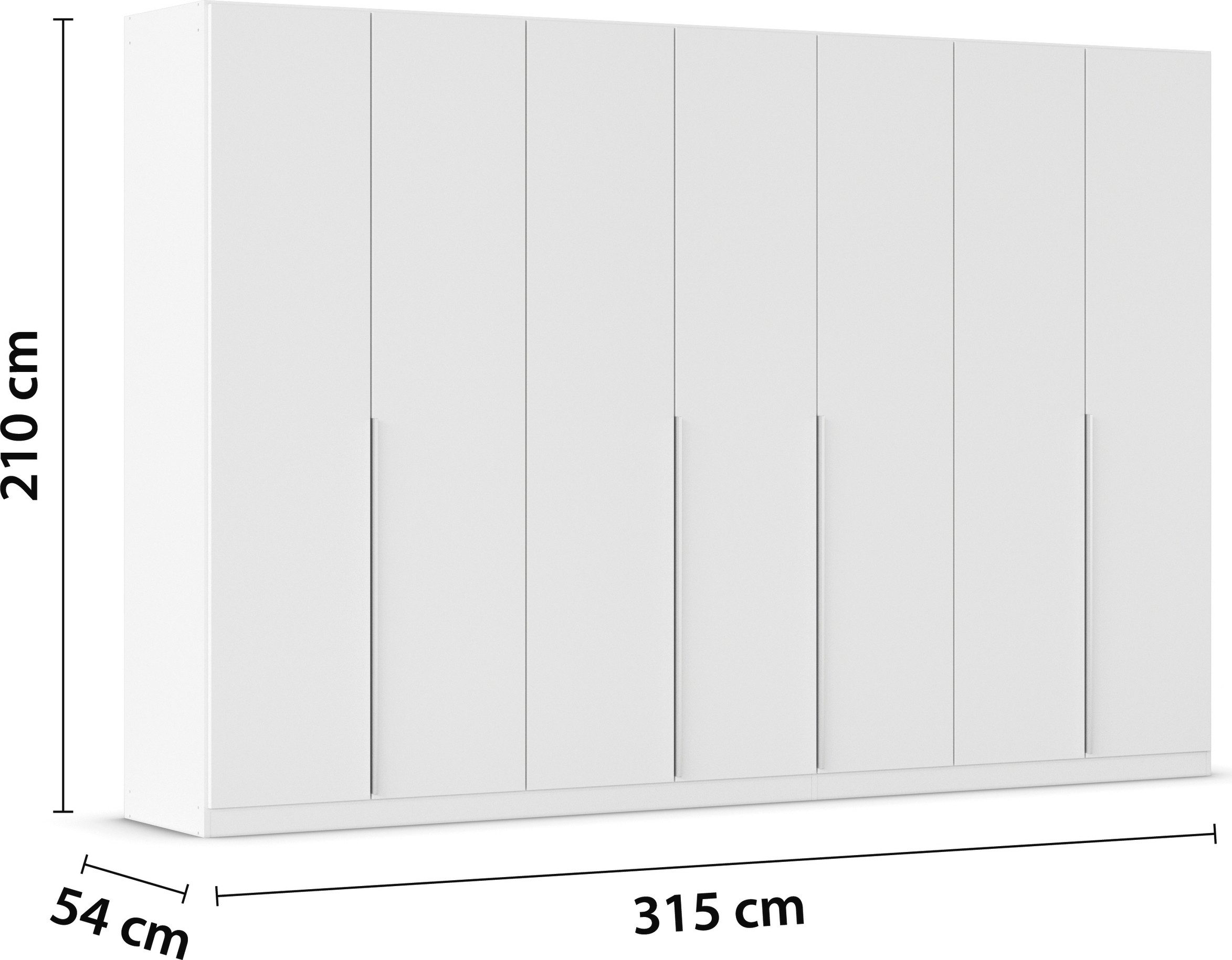 rauch Draaideurkast Kledingkast garderobe AGORDO TOPSELLER slaapkamer doordachte binnenuitrusting, in 6 breedtes en 2 hoogtes made in germany