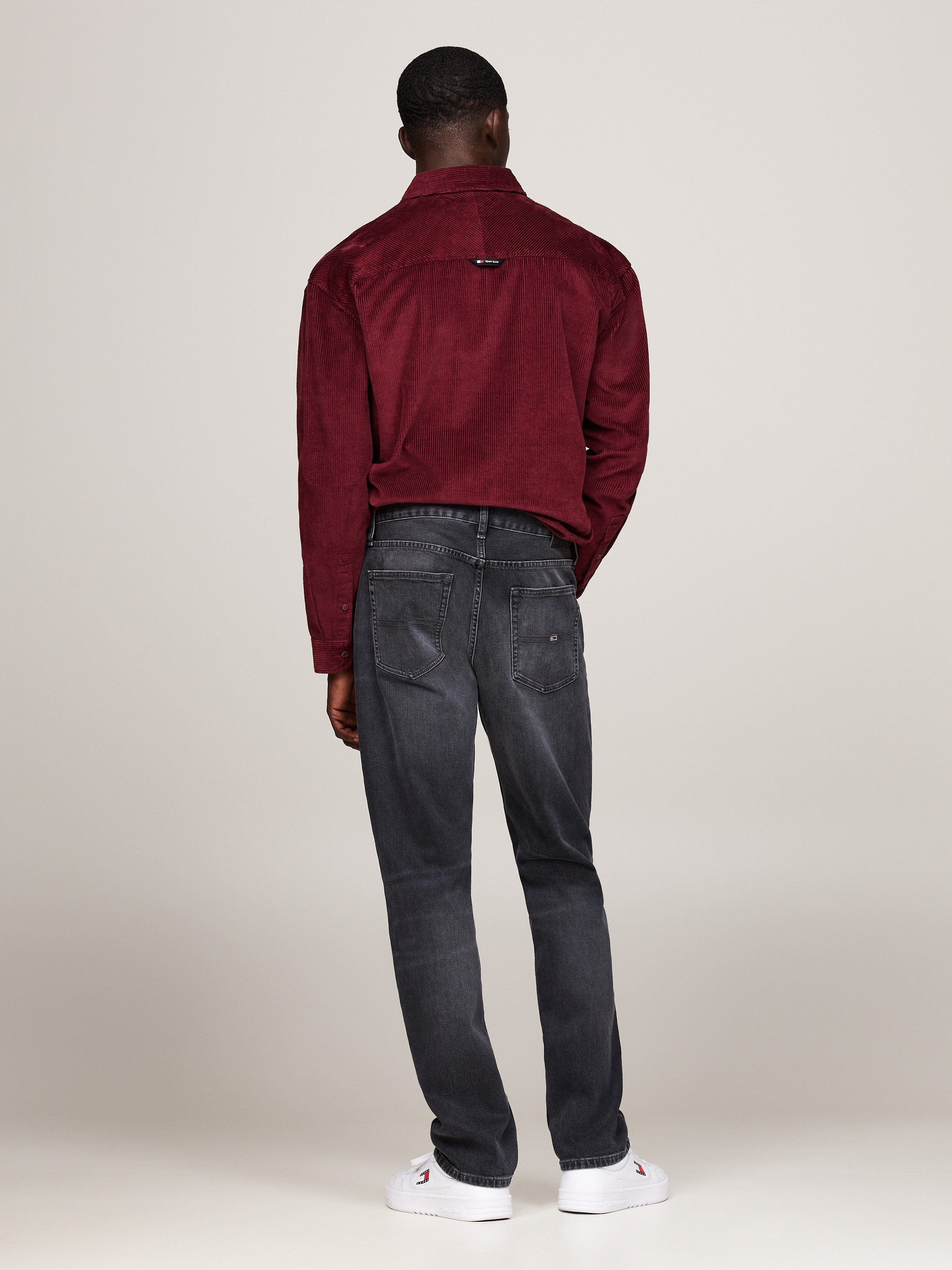 TOMMY JEANS Regular fit jeans RYAN RGLR STRGHT met gestempeld logo
