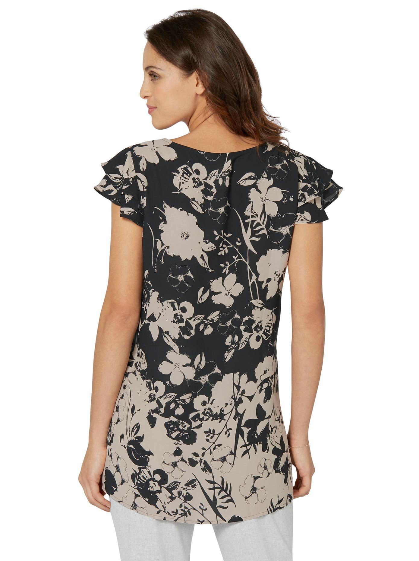 Alessa W. Gedessineerde blouse