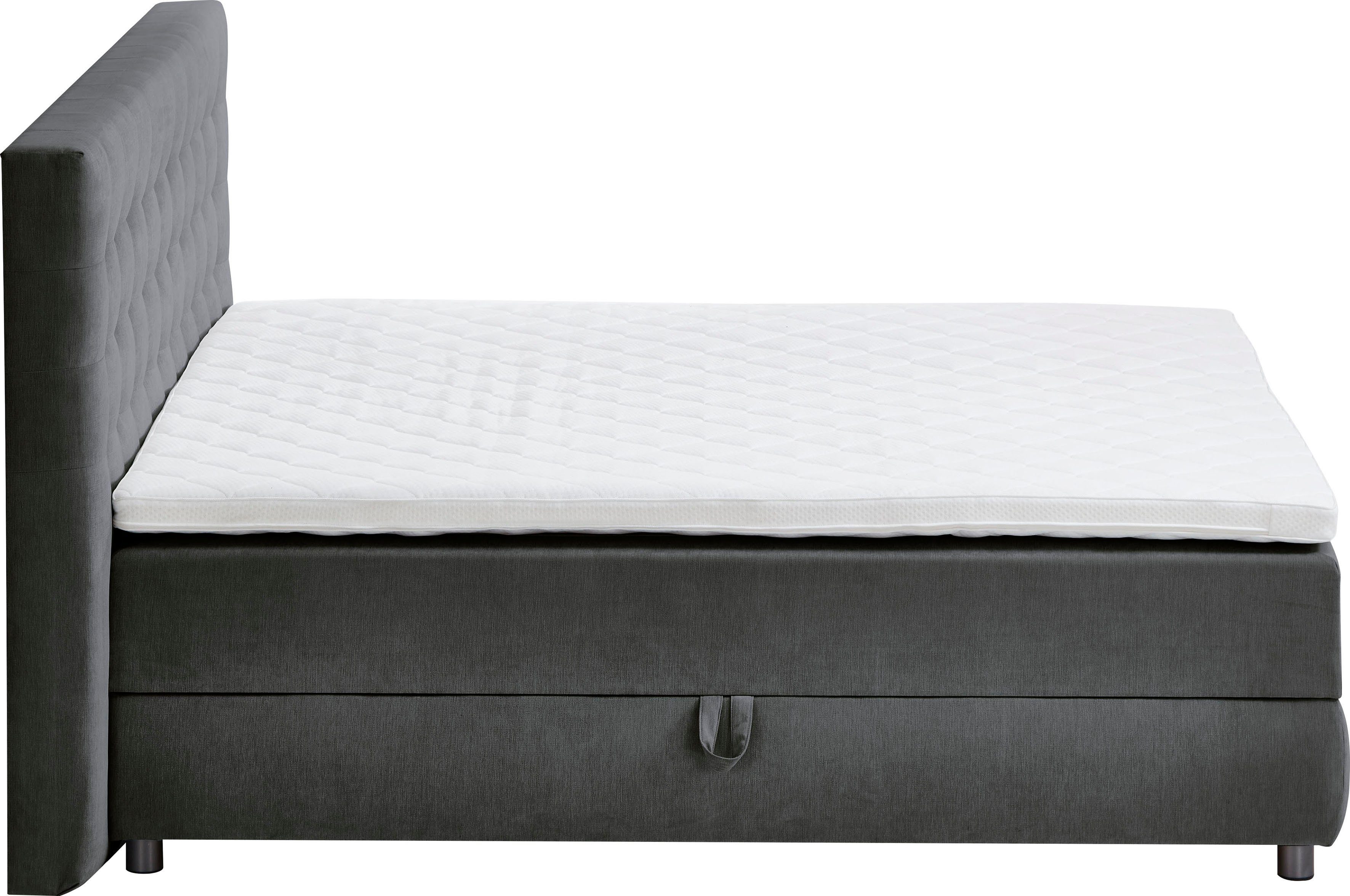 ATLANTIC home collection Boxspring TINA met bedkist en topmatras, ook in extra lang