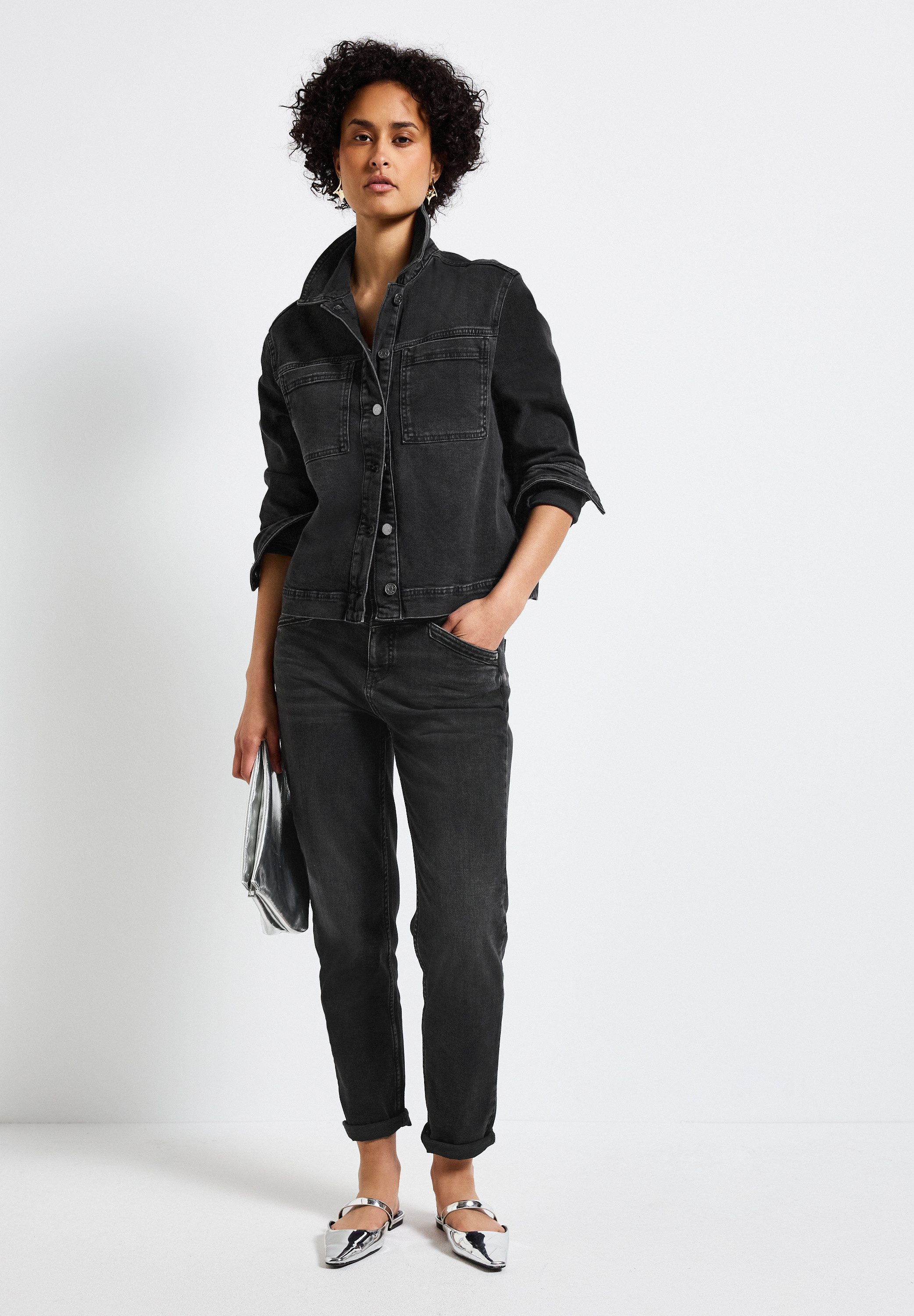 STREET ONE Jeansjack met borstzakken