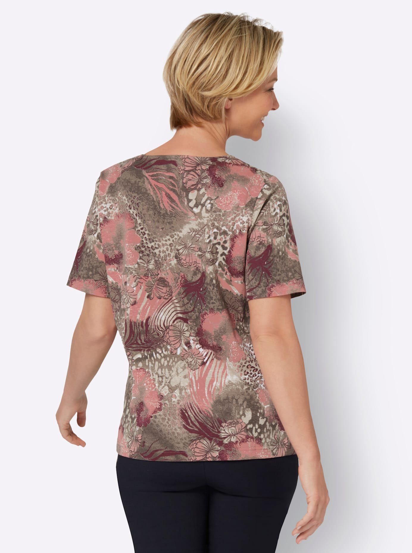 Classic Basics Shirt met ronde hals (1-delig)