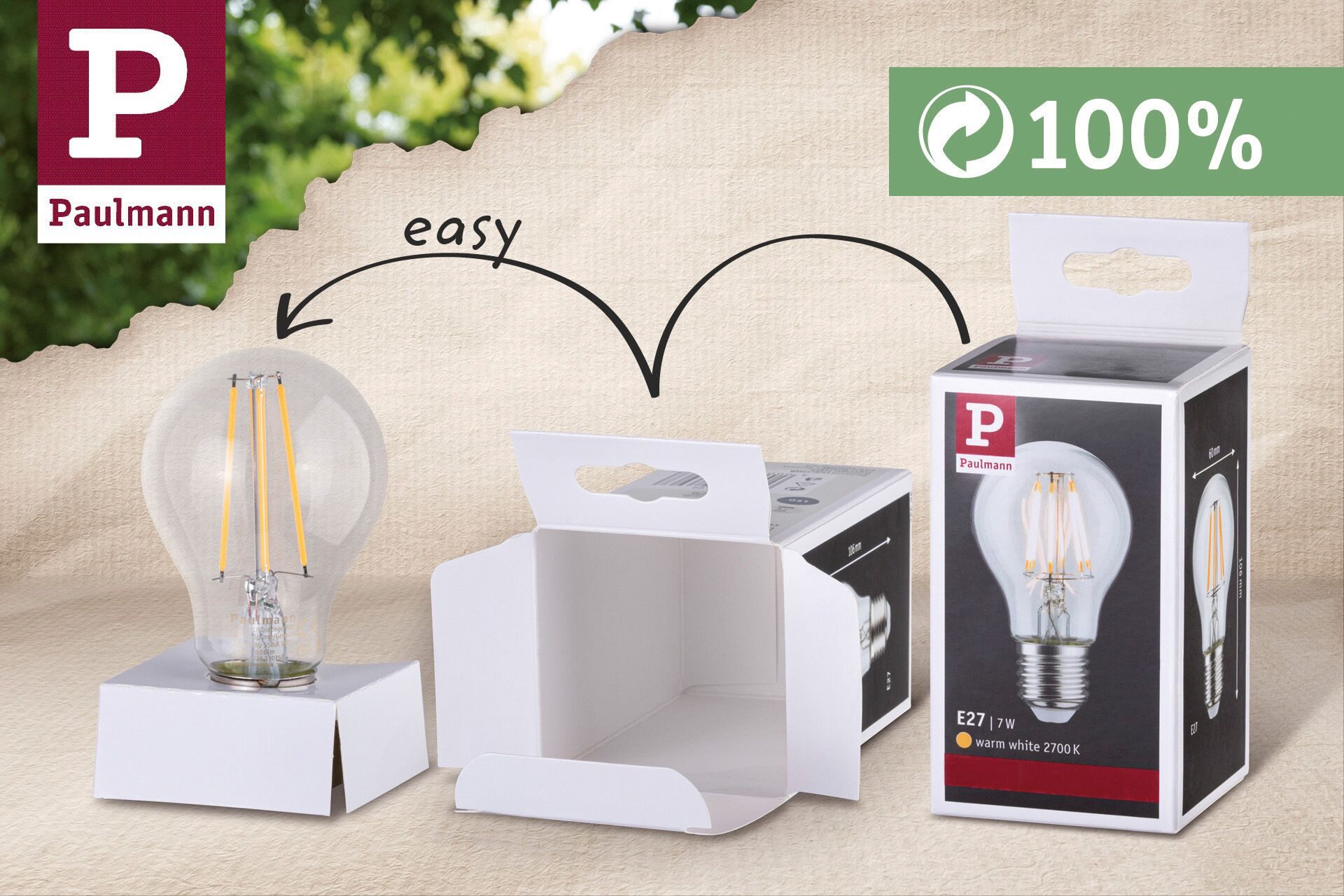 Paulmann Led-verlichting Metallic Glow Standard 230V LED globe dimbaar zwart