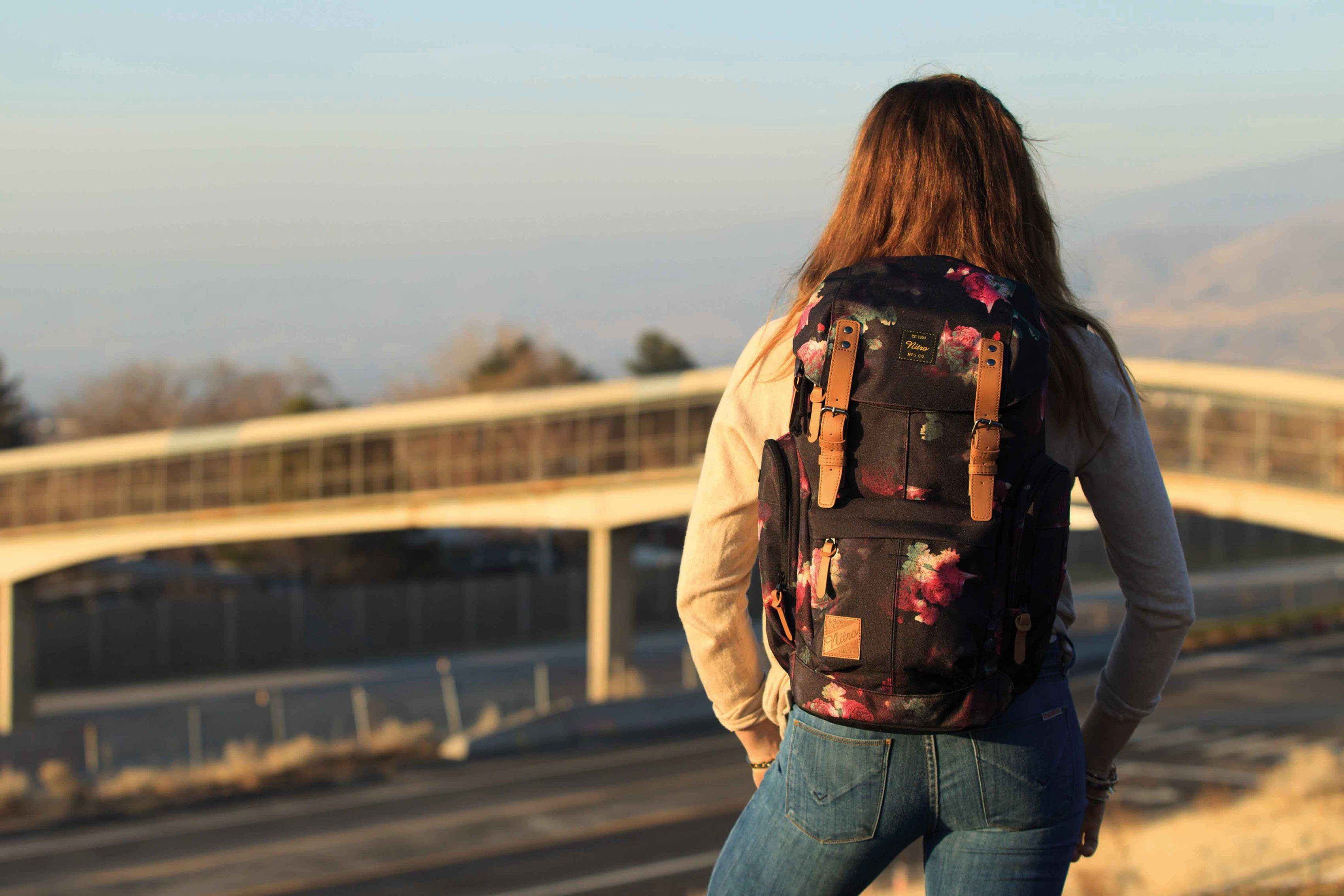 NITRO Vrijetijdsrugzak Daypacker met laptopvak, schoolrugzak, wandelaarsrugzak of streetpack