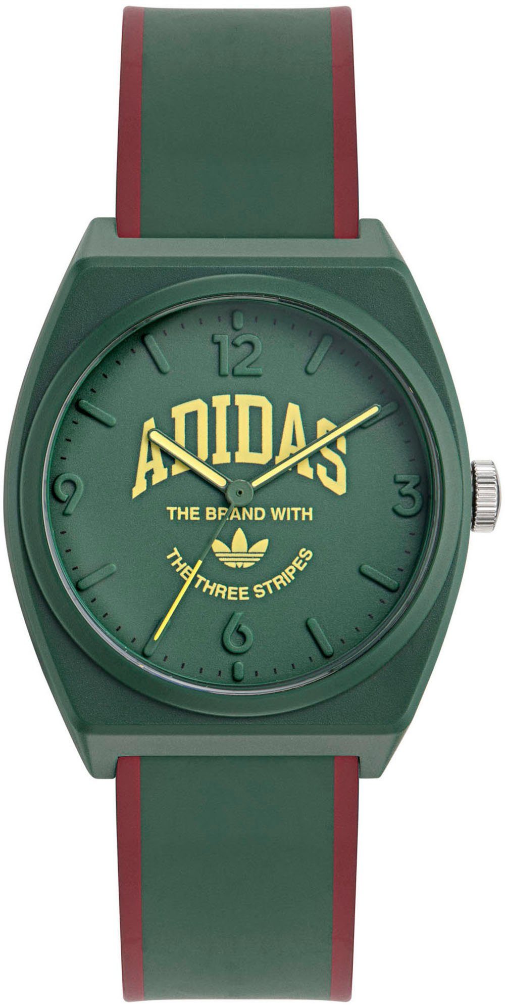 adidas Originals Kwartshorloge PROJECT TWO GRFX Polshorloge, dameshorloge, herenhorloge dames quartz horloges groen