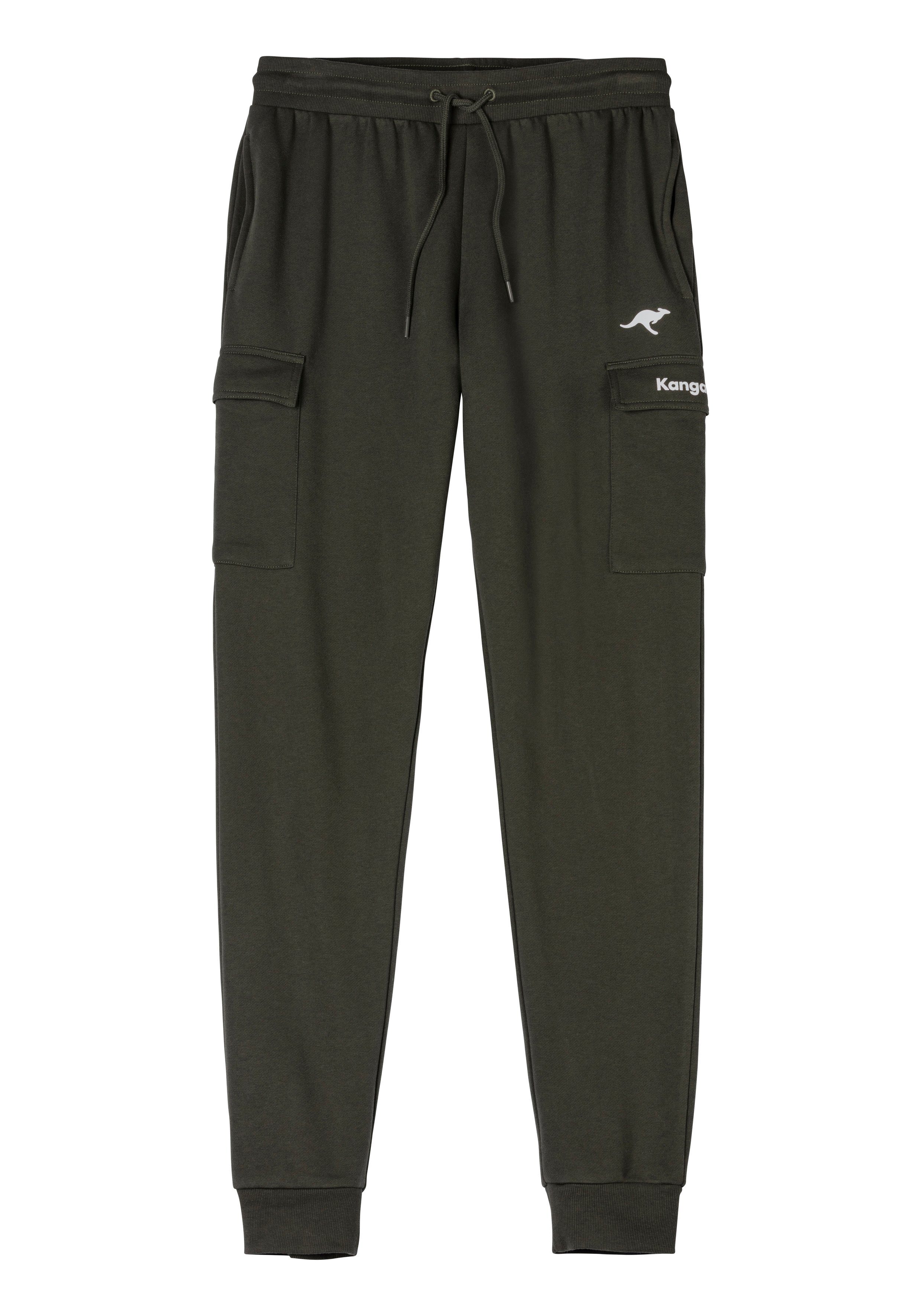 KangaROOS Sweatbroek Joggingbroek met koord, relaxbroek van lichte sweatkwaliteit