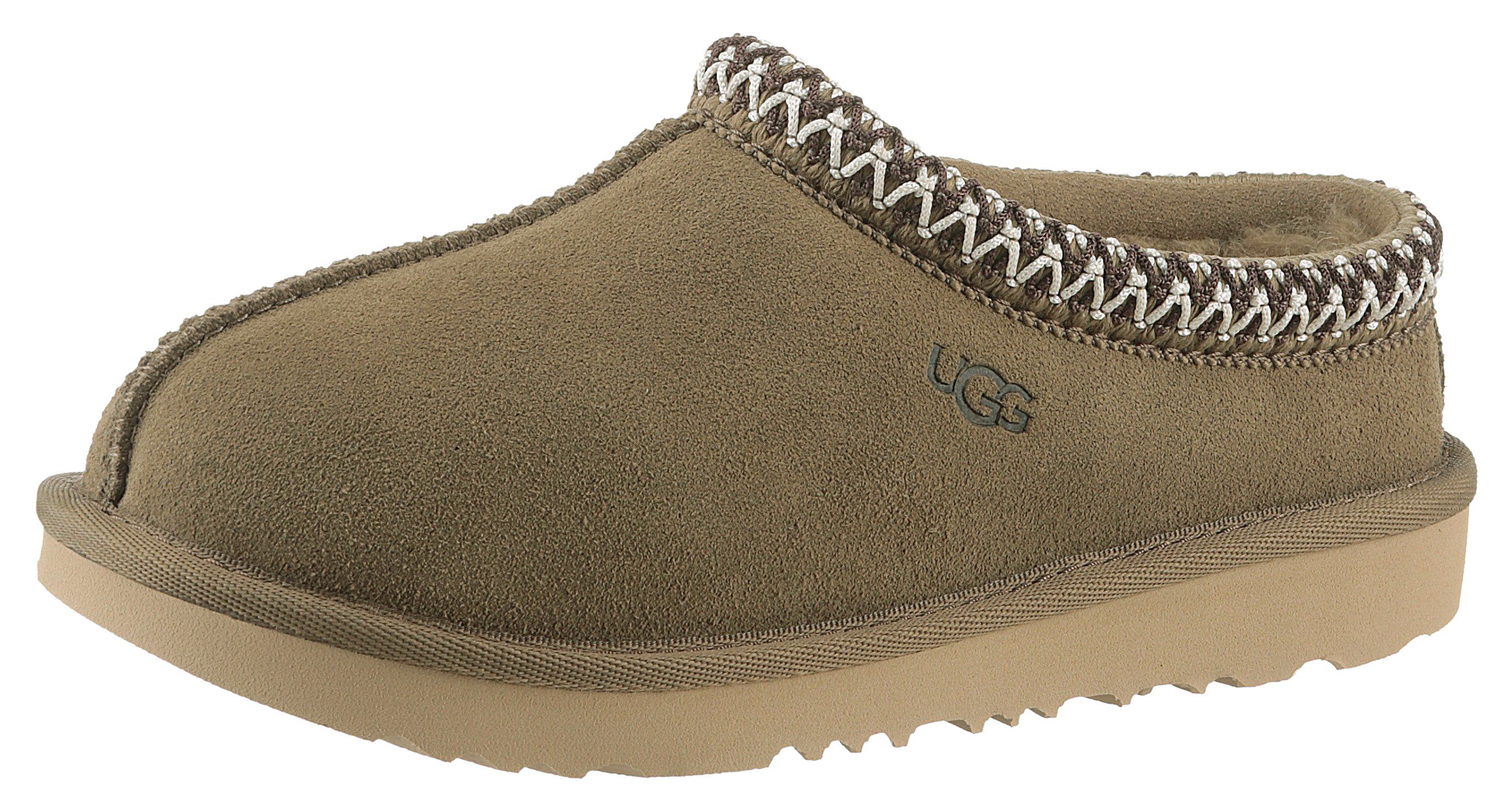 UGG Pantoffels K TASMAN II plateau clog, mule, pantoffel met etnisch patroon