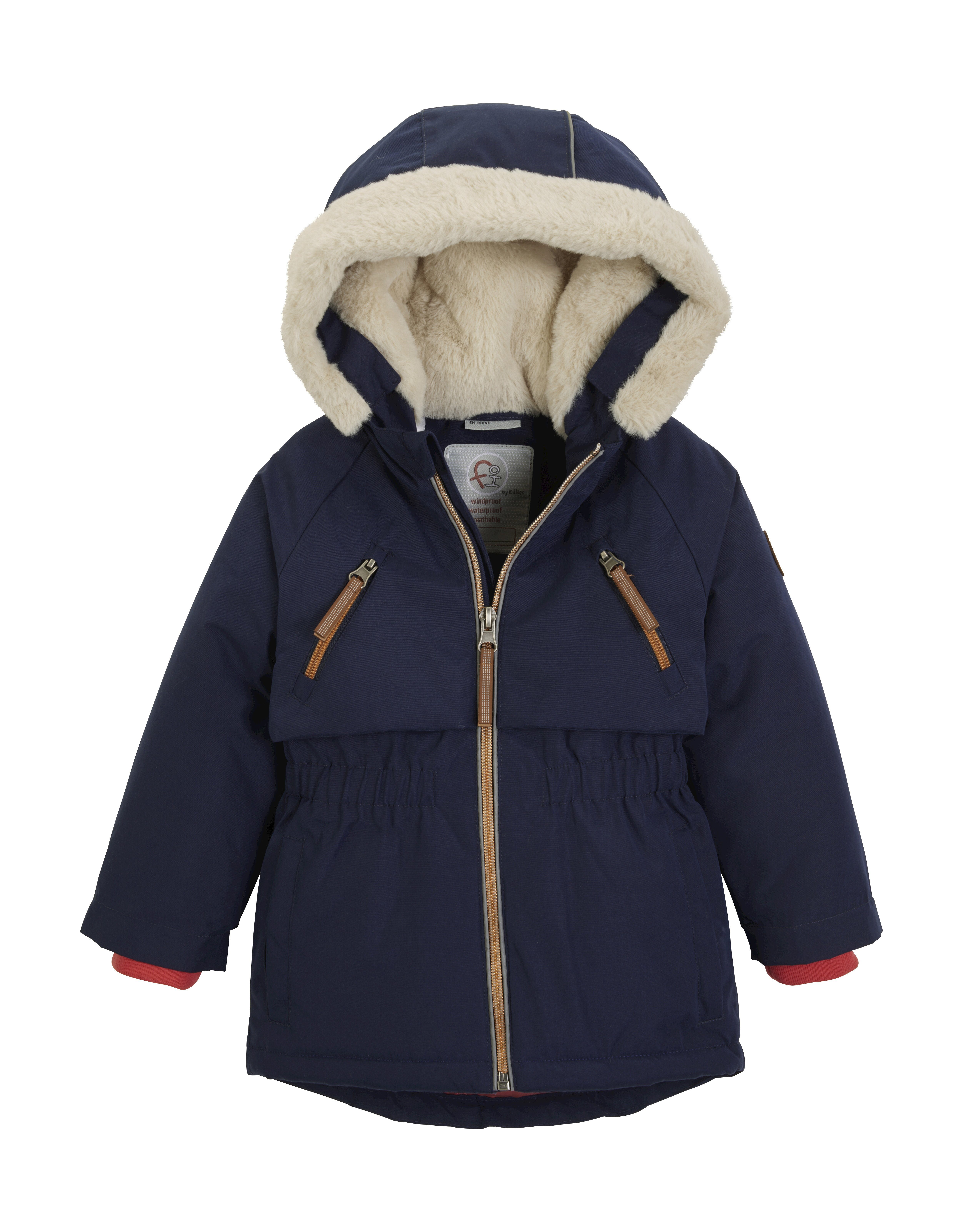 first instinct by killtec Parka FIOW 27 MNS PRK kinderen jassen maat 122/128 blauw