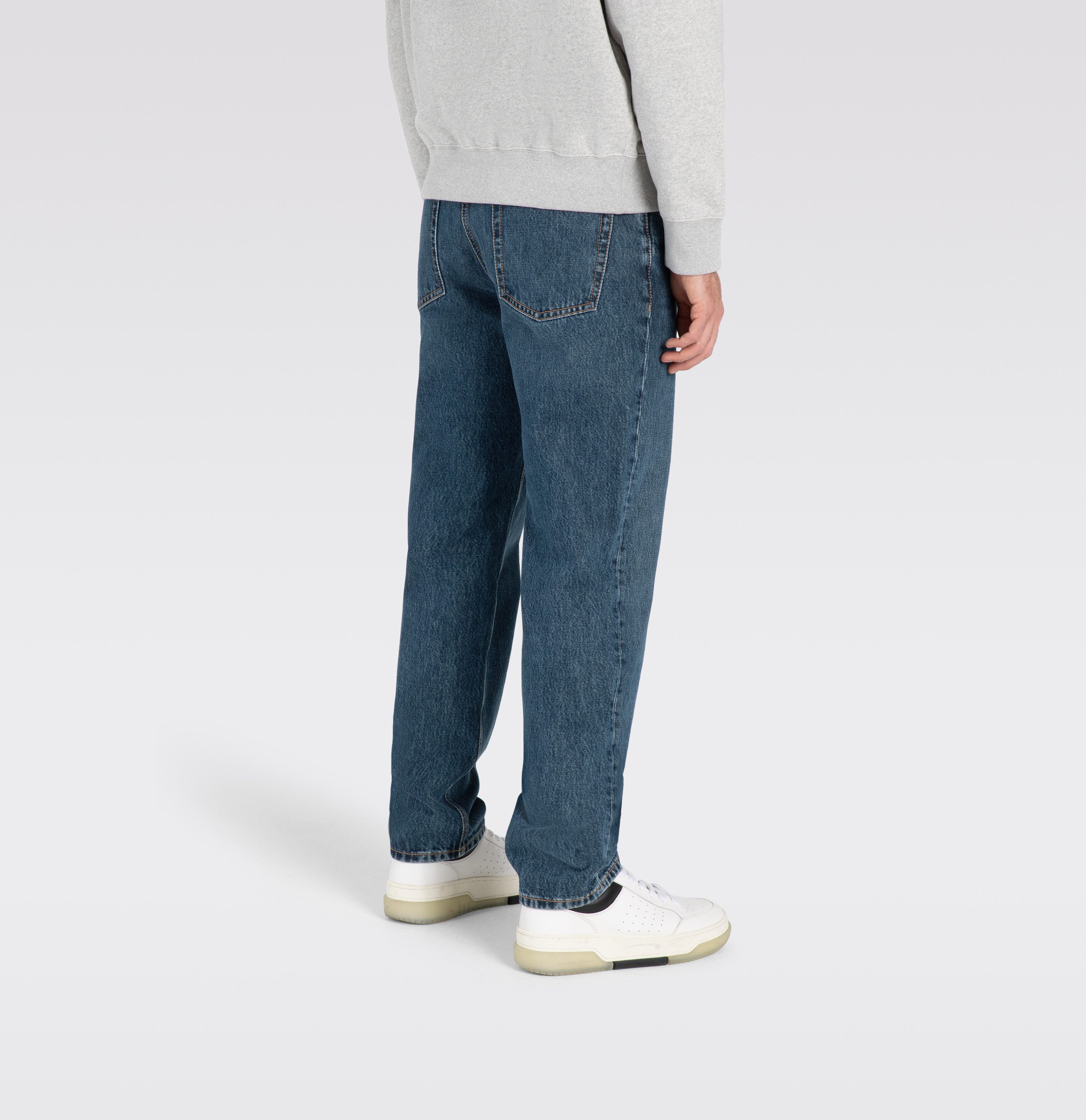 MAC 5-pocket jeans Rick met contrasterende stiksels
