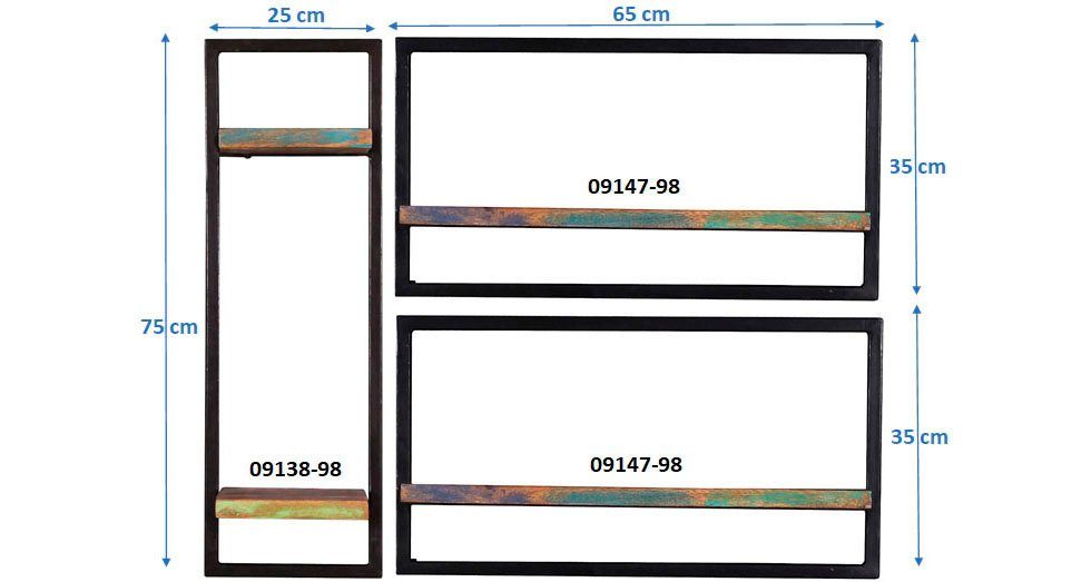 SIT Wandplank Riverboat (set)