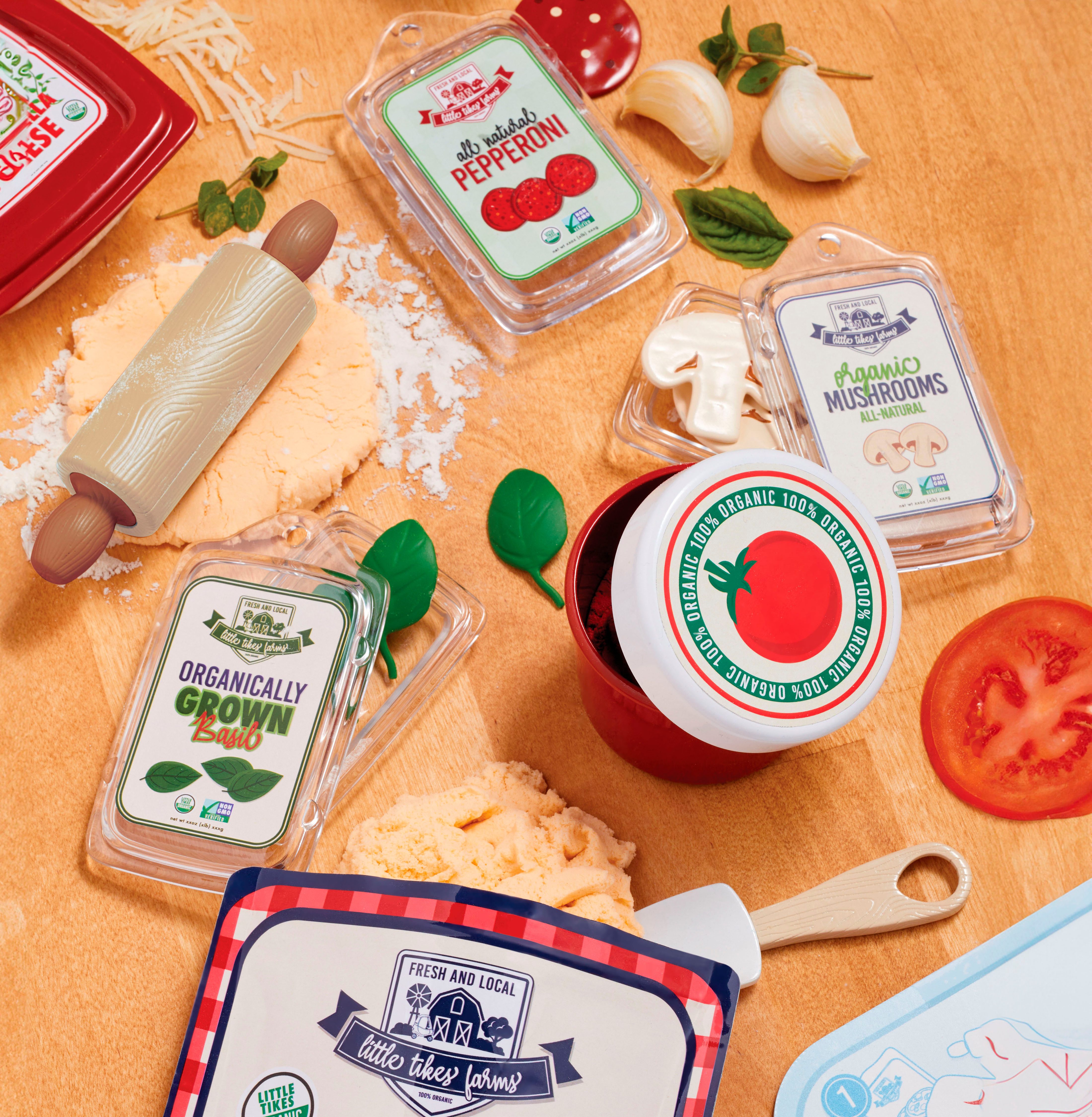 Little Tikes® Speelgoed-levensmiddelen Creative Chefs Pizza Kit (18-delig)