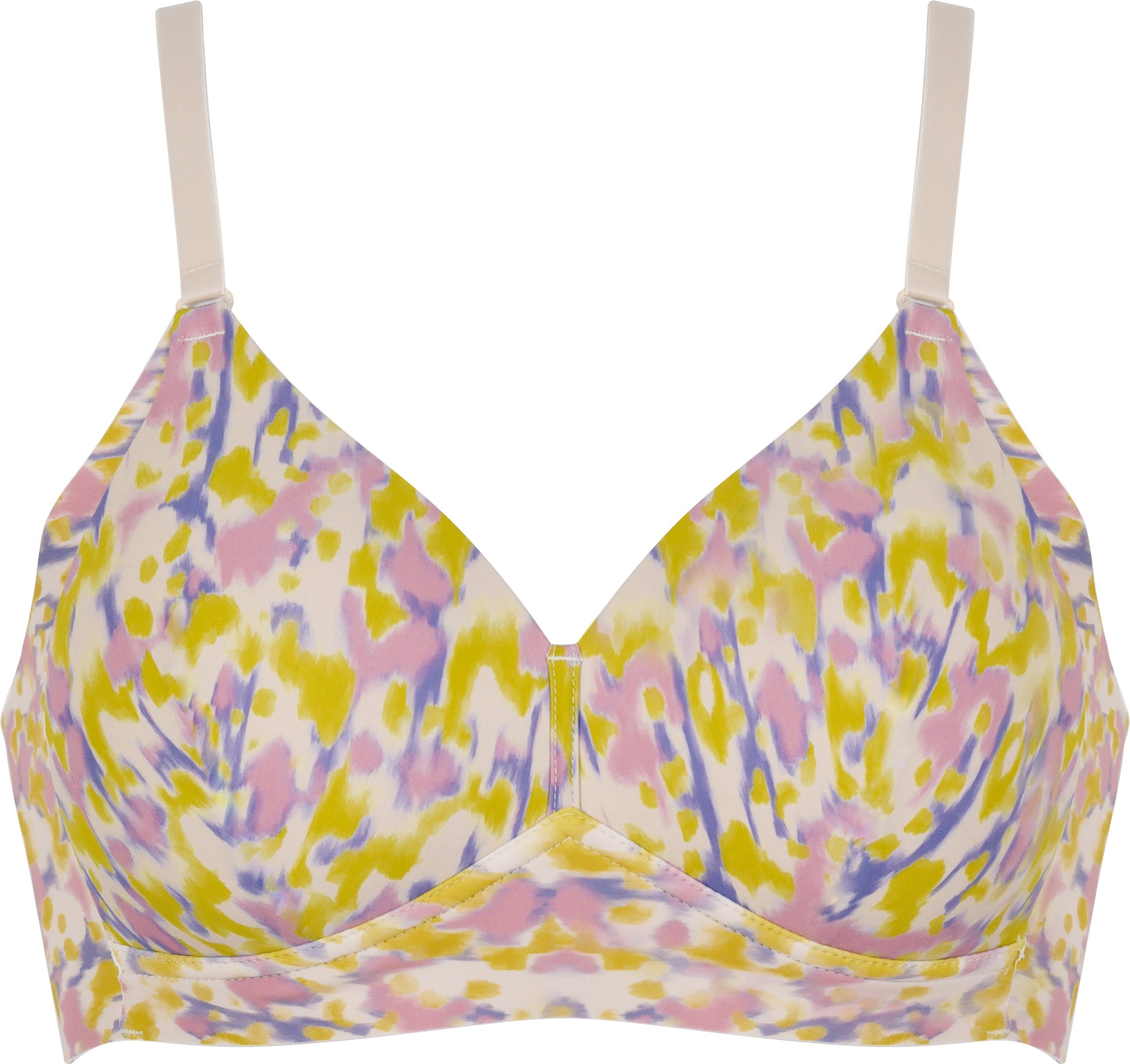 Naturana Soft-bh Side smoother Vlakke naadloze afwerkingen, brede onderband, zonder beugels dames bh's zonder beugel maat 95 B multicolor