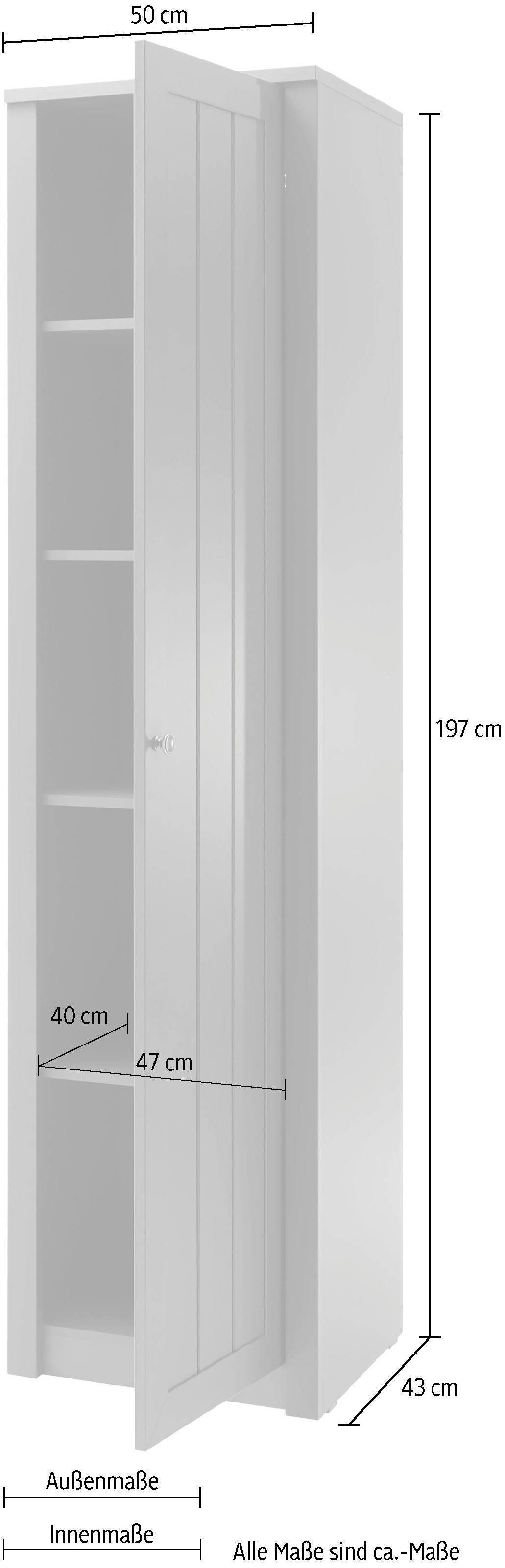 Home affaire Bergkast Askot Hoofte 197 cm