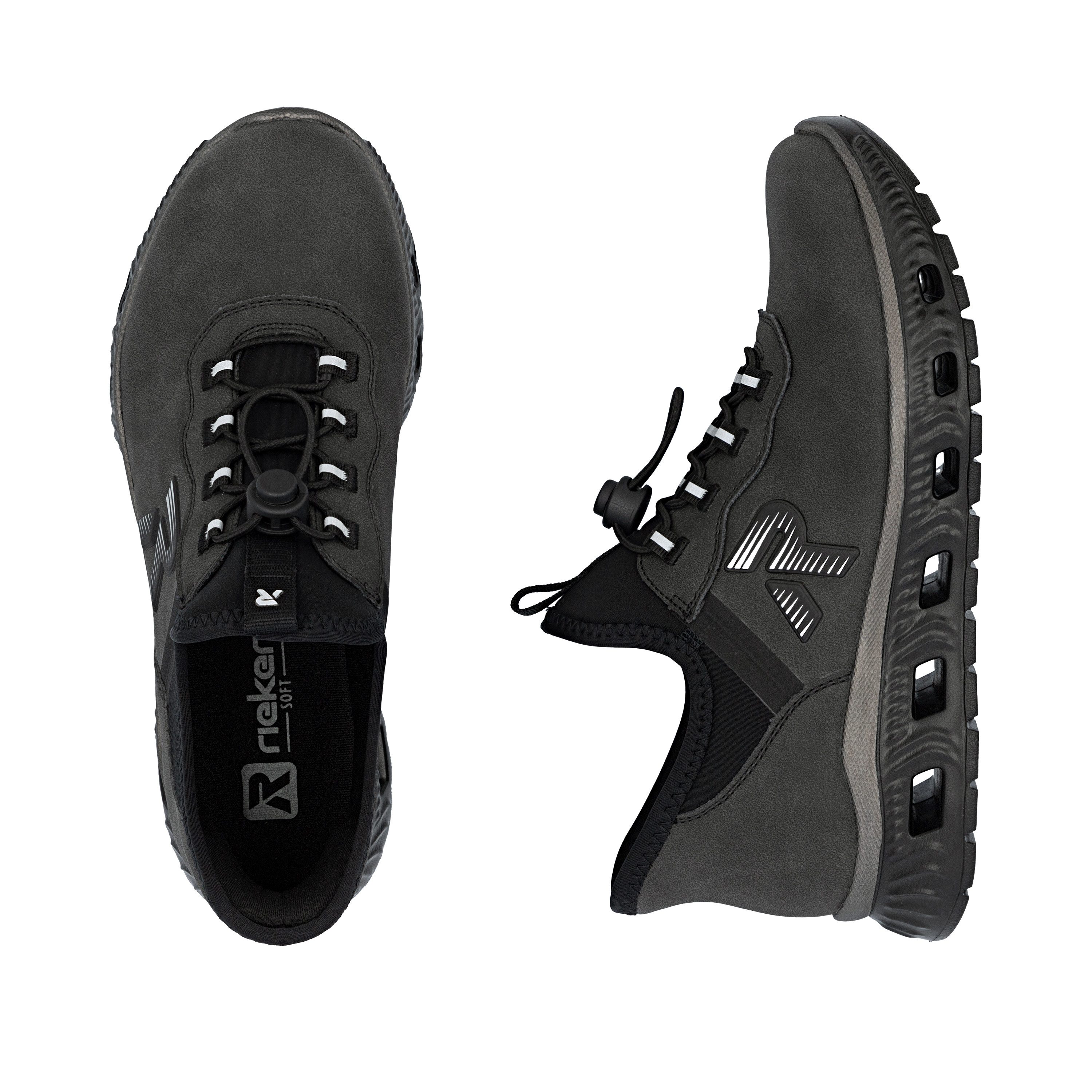R-Rieker Slip-on sneakers Ready2GO Instapschoen, lage schoen, vrijetijdssneaker met snel sluiting