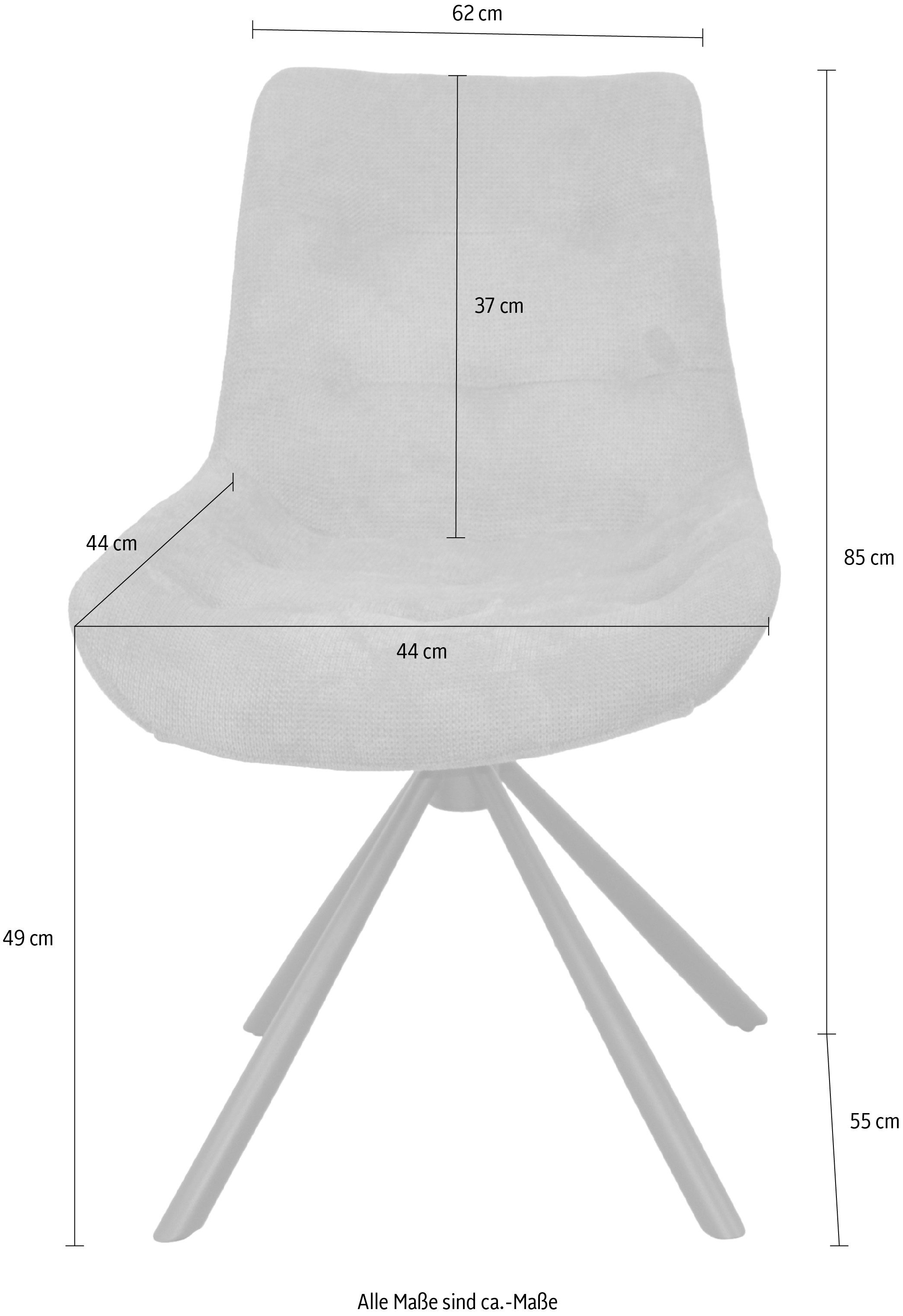 HOFMANN LIVING AND MORE Stoel (set, 2 stuks)