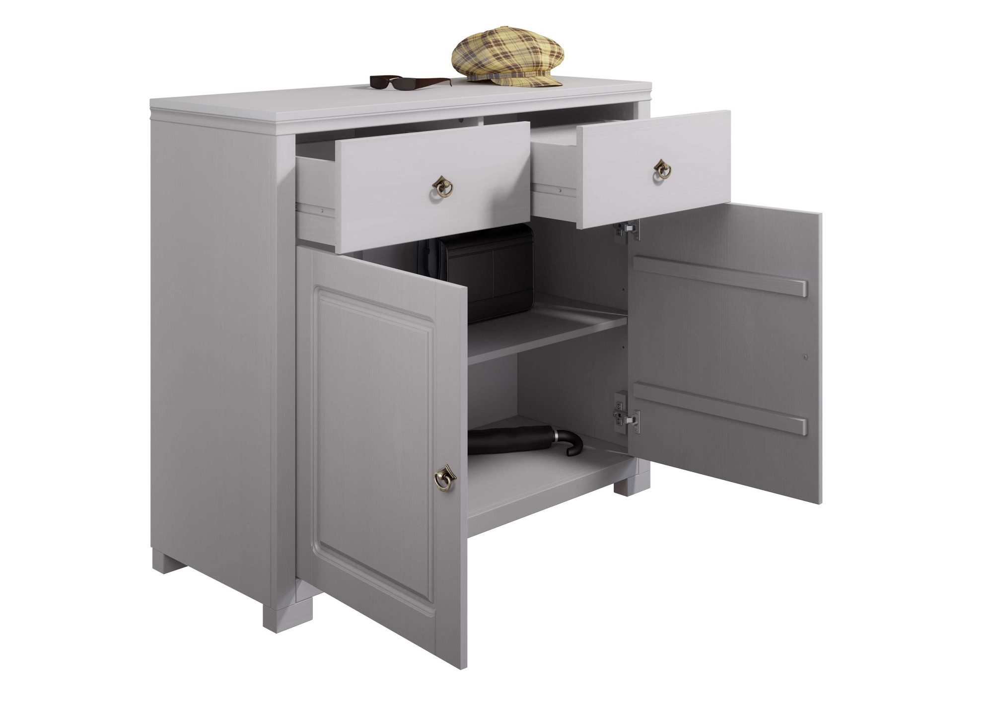 Home affaire Kast Gotland van massief grenen, met 2 lades, fsc®, breedte 102 cm