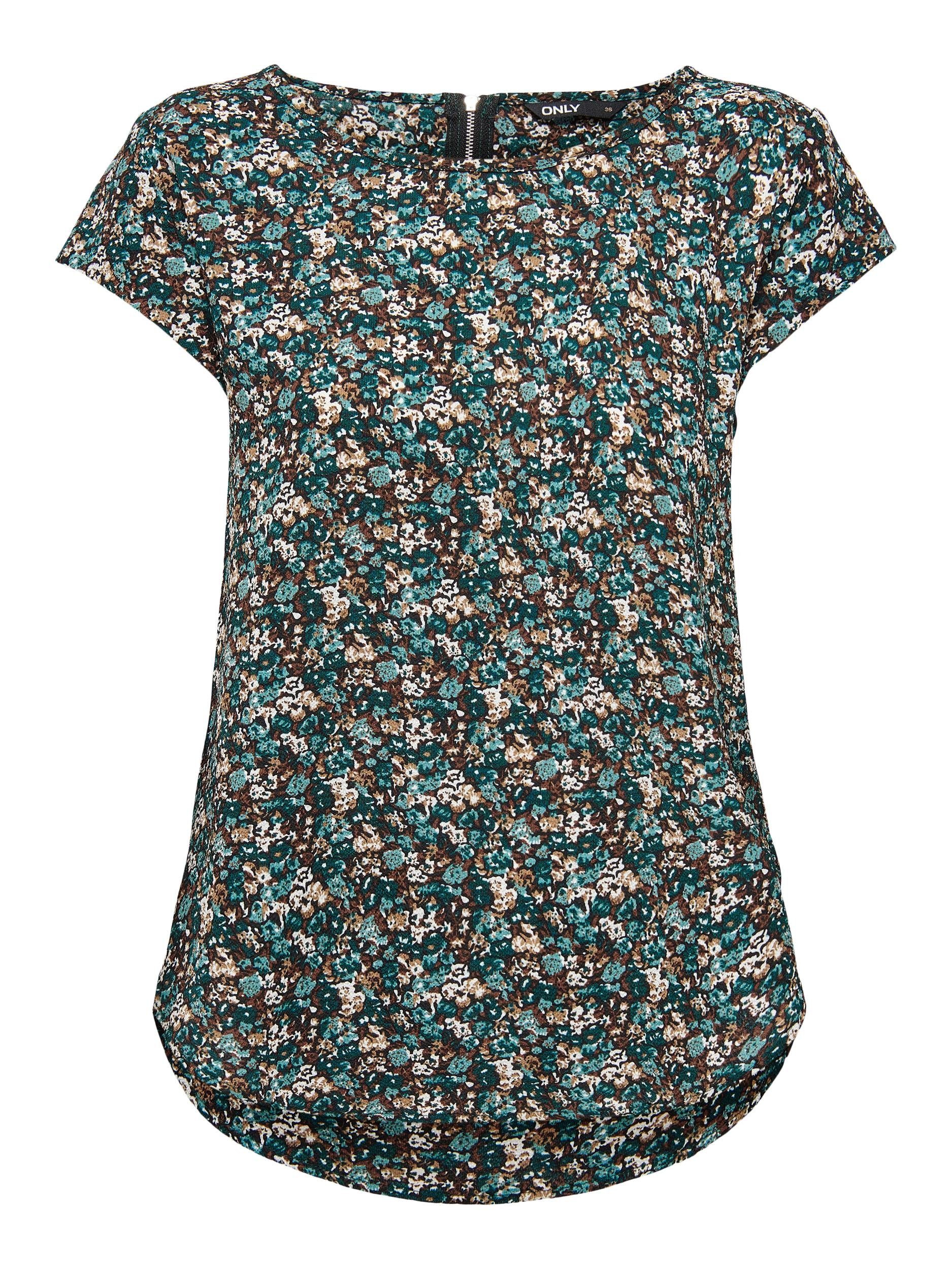 Only Shirtblouse ONLVIC S/S AOP TOP NOOS PTM