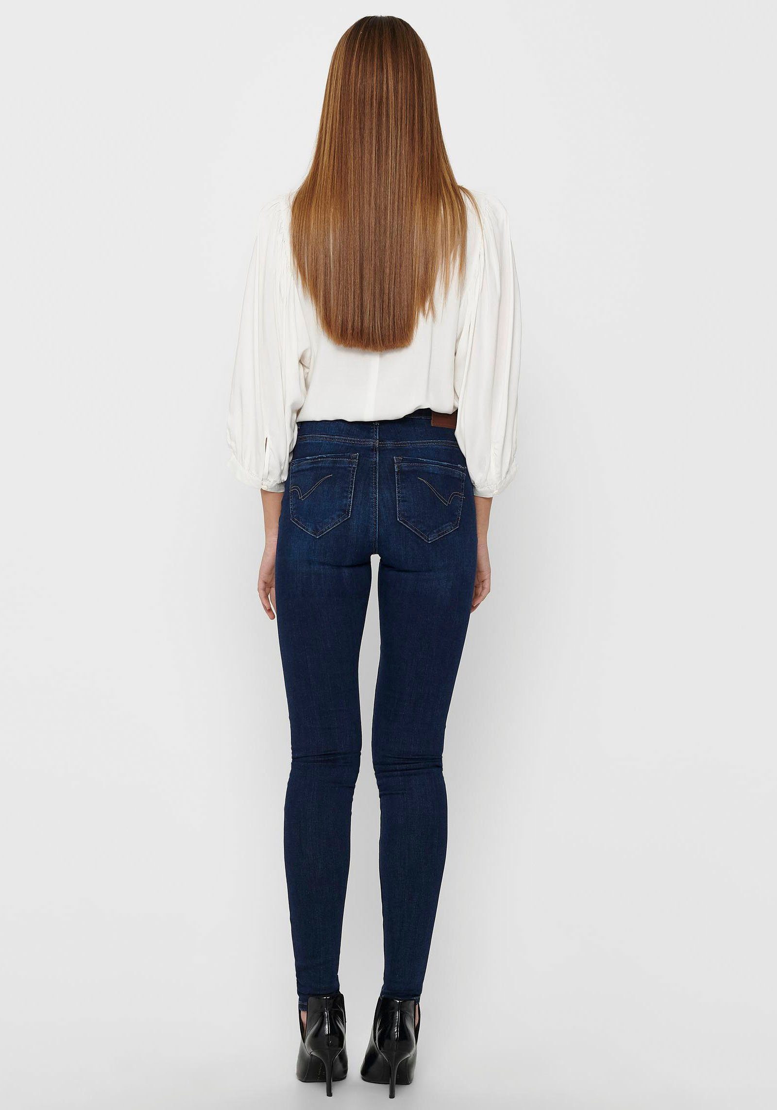 Only High-waist jeans ONLPAOLA LOLA HW SK DNM AZG 132907