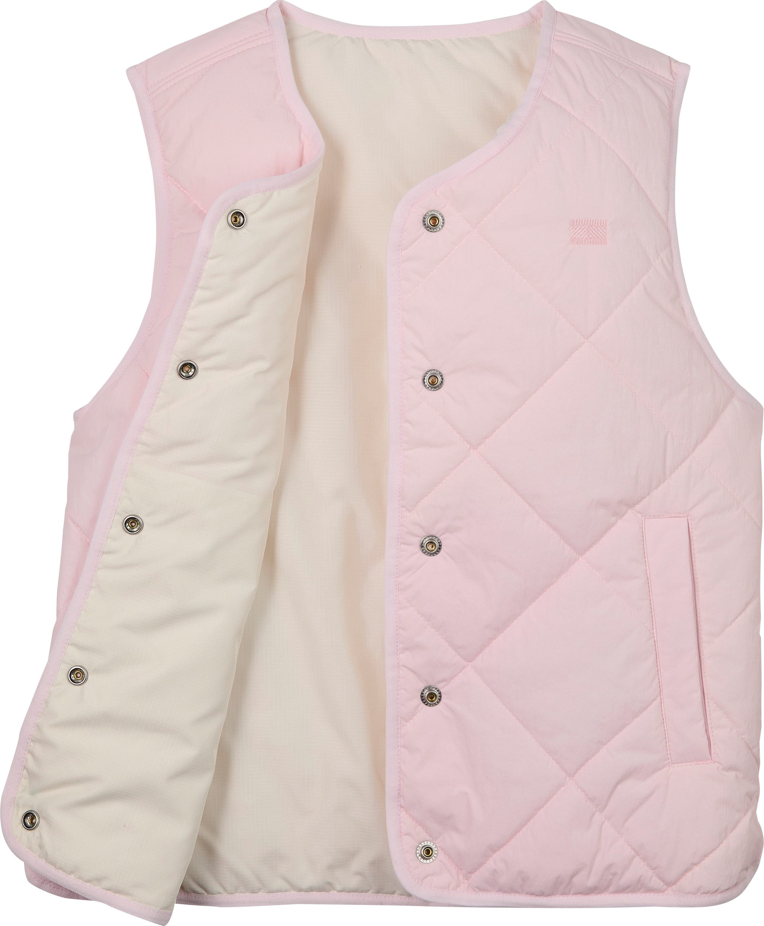Tommy Hilfiger Reversible-gilet REVERSIBLE QUILTED VEST voor kinderen tot 16 jaar, met grote drukknopen
